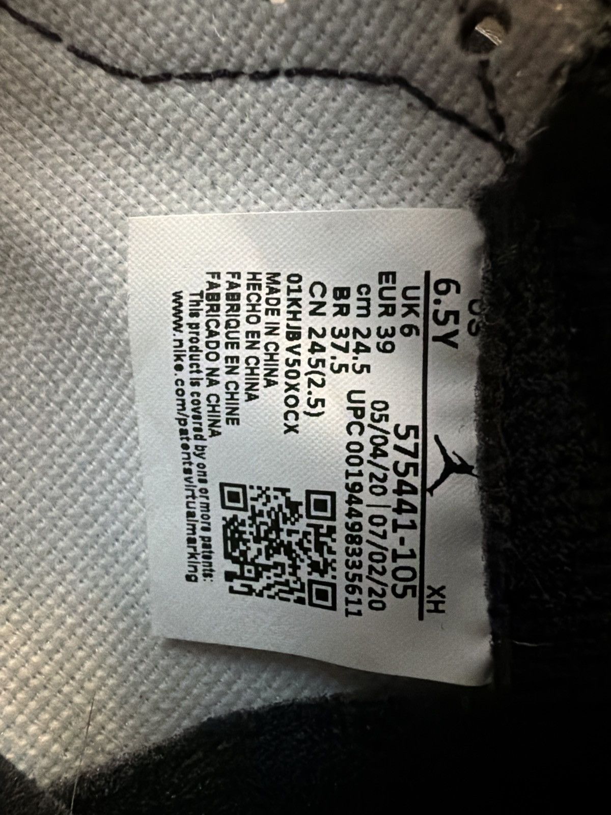 Jordan Brand Retro Air Jordan 1 Mocha Size US 6.5 / EU 39-40 - 7 Thumbnail