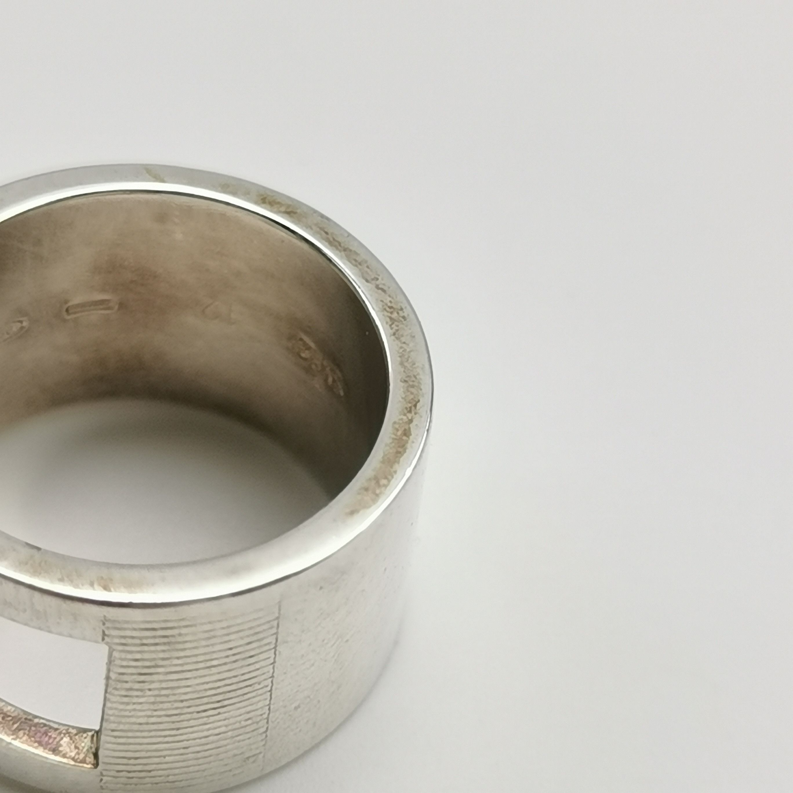 Gucci Gucci S925 Hollow G Logo Ring Size 13 -z2505 Size ONE SIZE - 6 Thumbnail