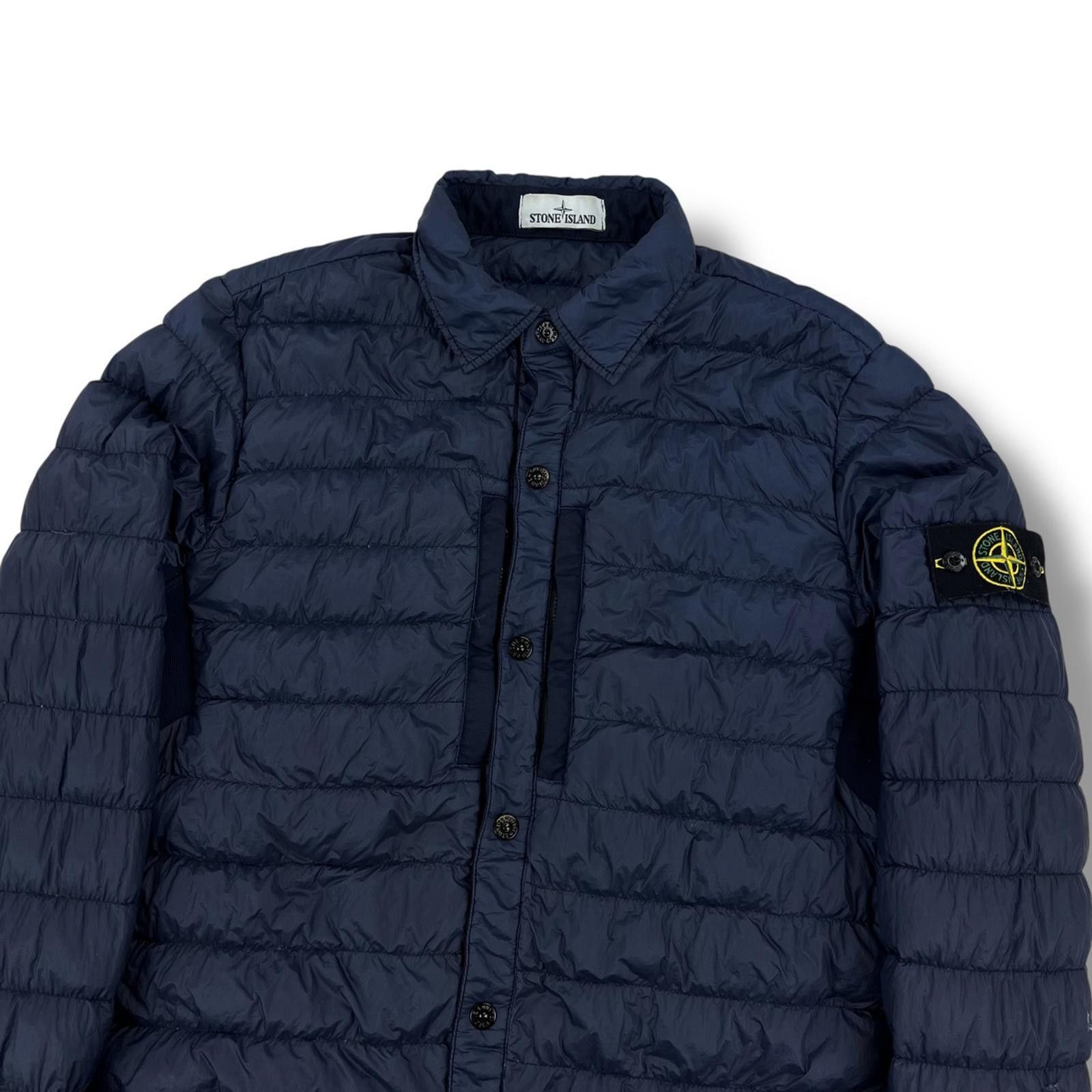 Stone Island Stone Island Navy Padded Overshirt Jacket Size US L / EU 52-54 / 3 - 1 Thumbnail