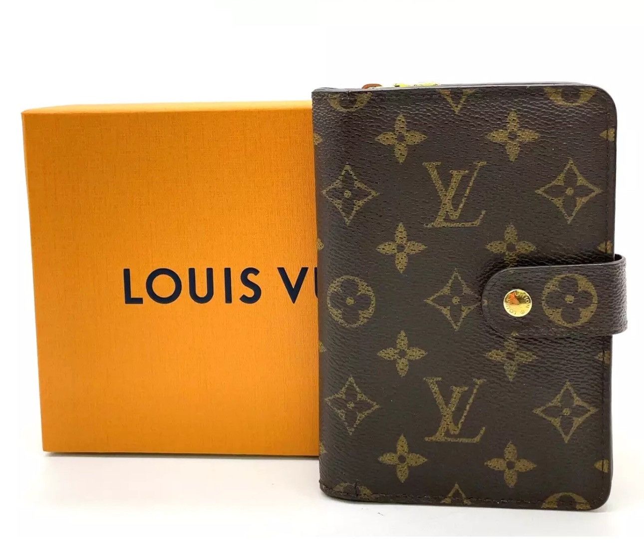 Louis Vuitton Auth Louis Vuitton Monogram Porte Papier Zip M61207 Wallet Size ONE SIZE - 1 Thumbnail