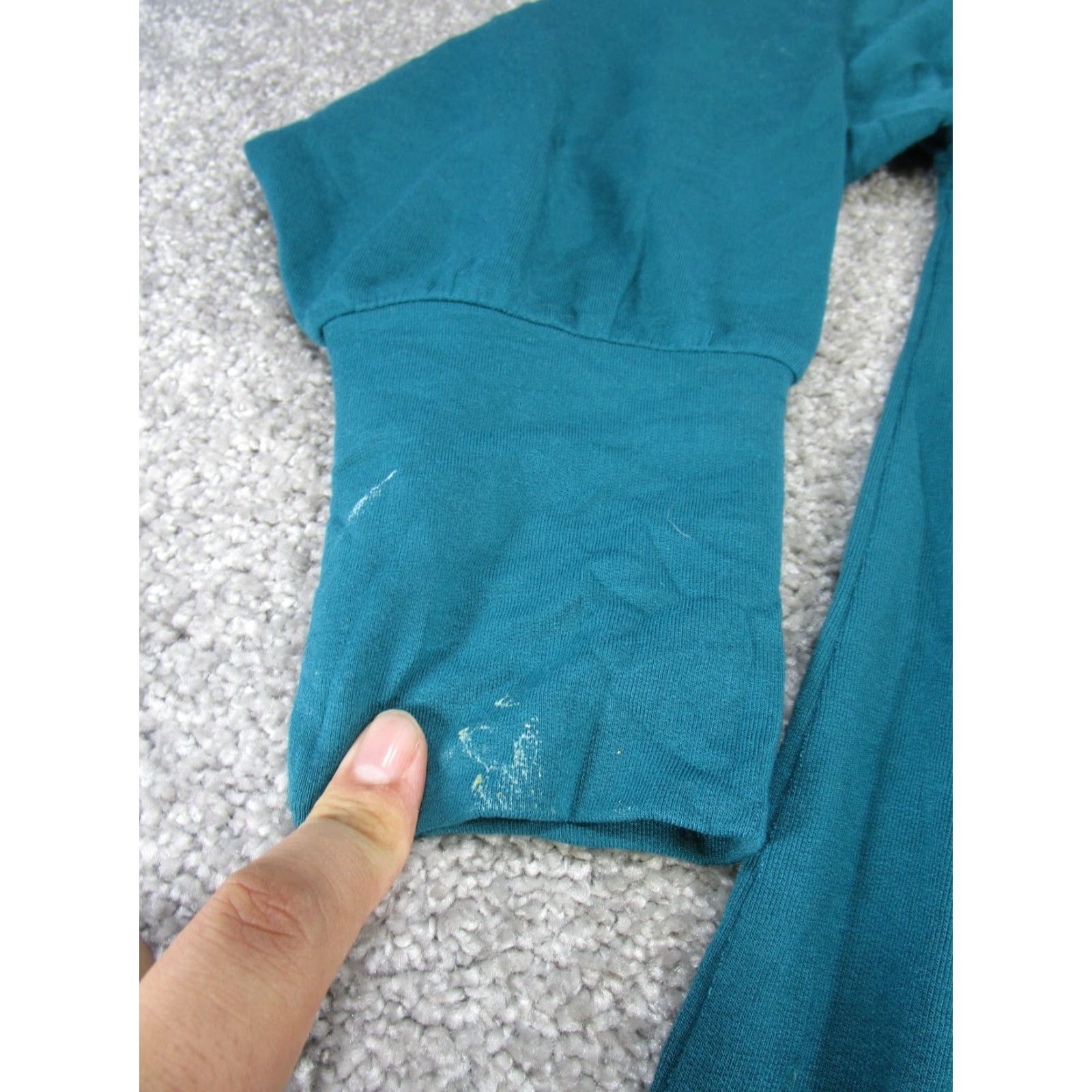 Fabletics Fabletics Sweatshirt Womens Small Jody Mock Neck Oversized Pullover Blue Regular Pullover Activewear Stain, 90s? Size S / US 4 / IT 40 - 3 Thumbnail