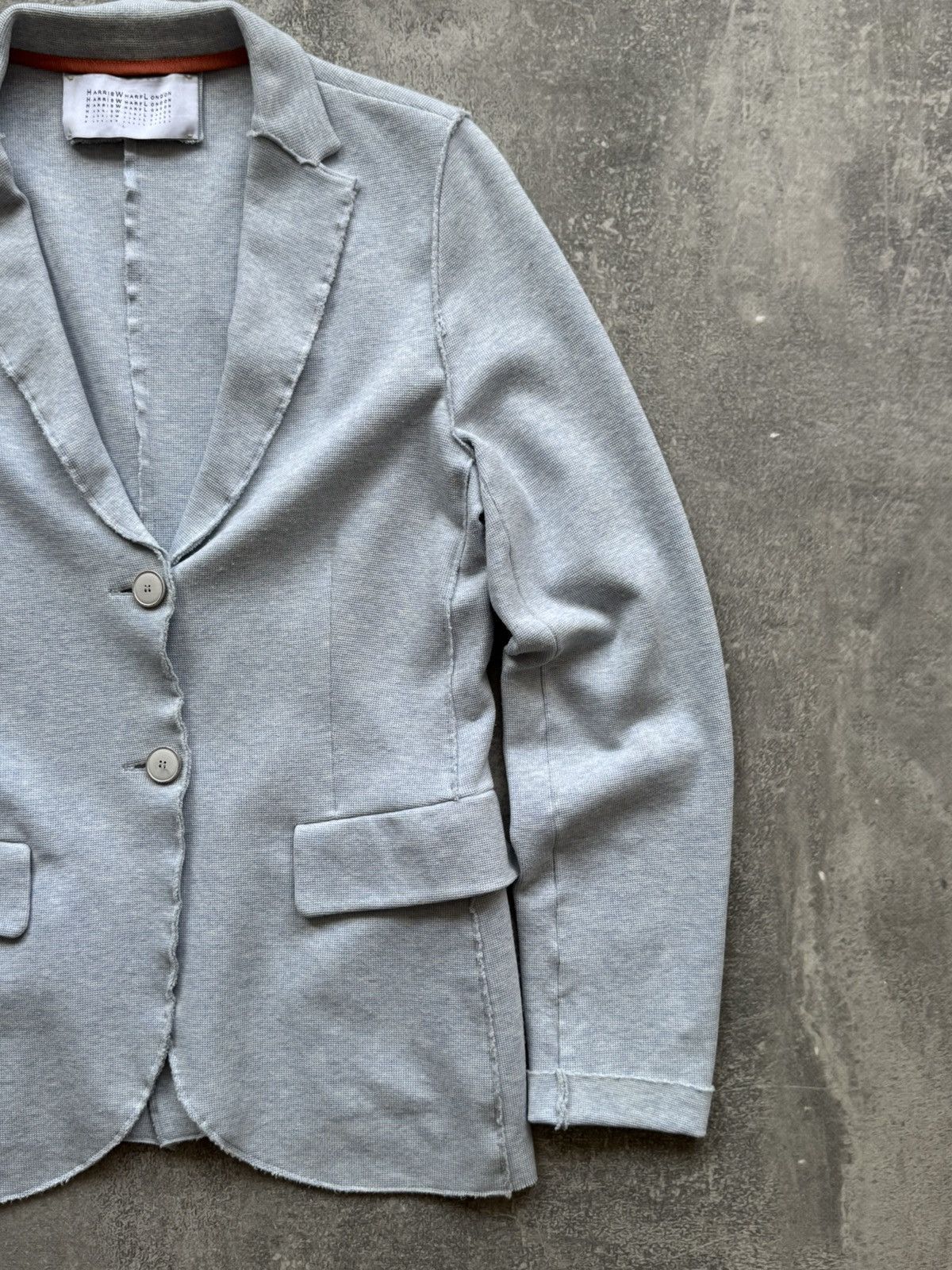Harris Wharf London Harris Wharf London Women Light Blue Heather Blazer Size M / US 6-8 / IT 42-44 - 2 Thumbnail