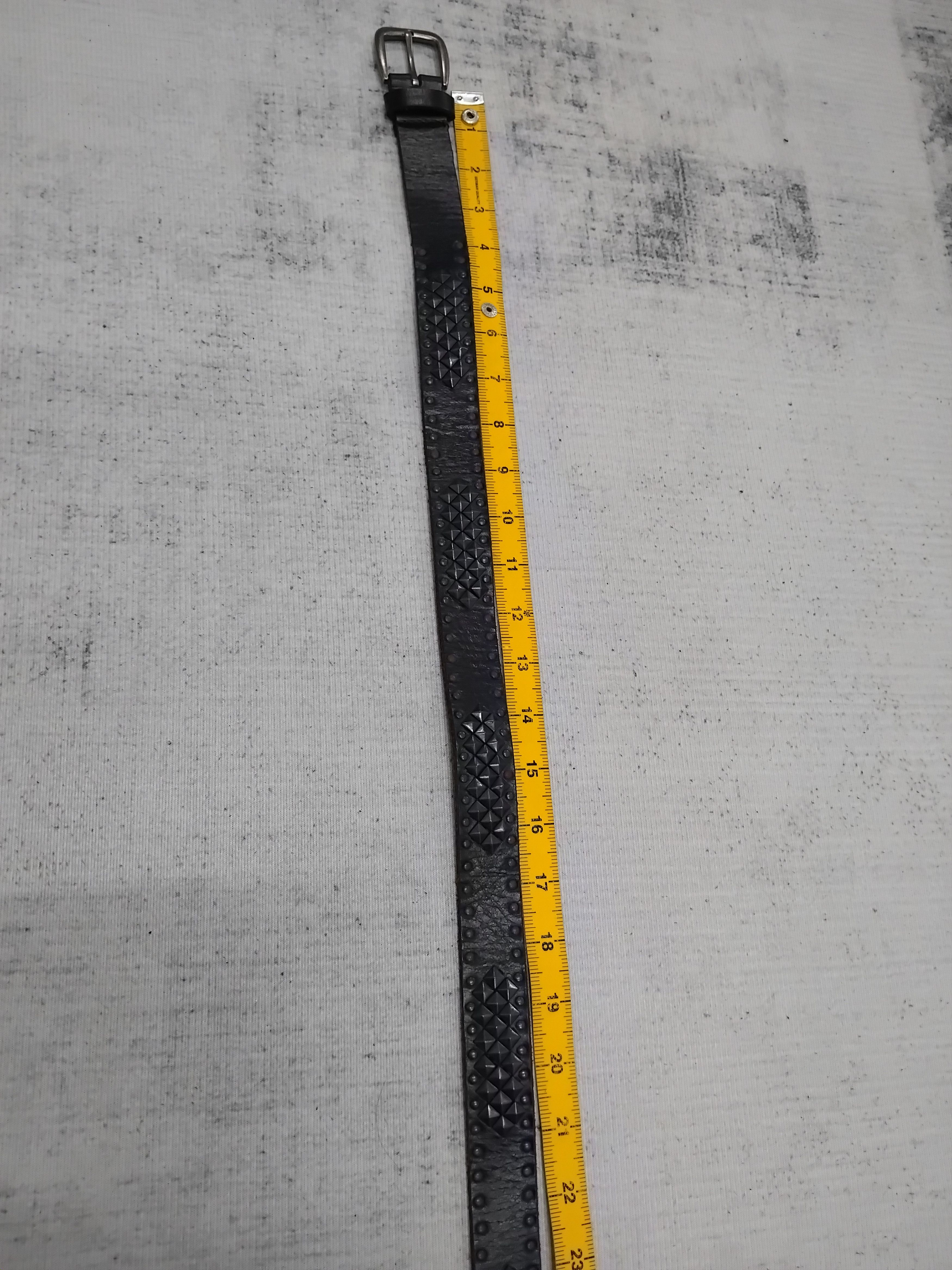 Japanese Brand 💥291295 homme studded punk rock leather belt Size ONE SIZE - 5 Thumbnail