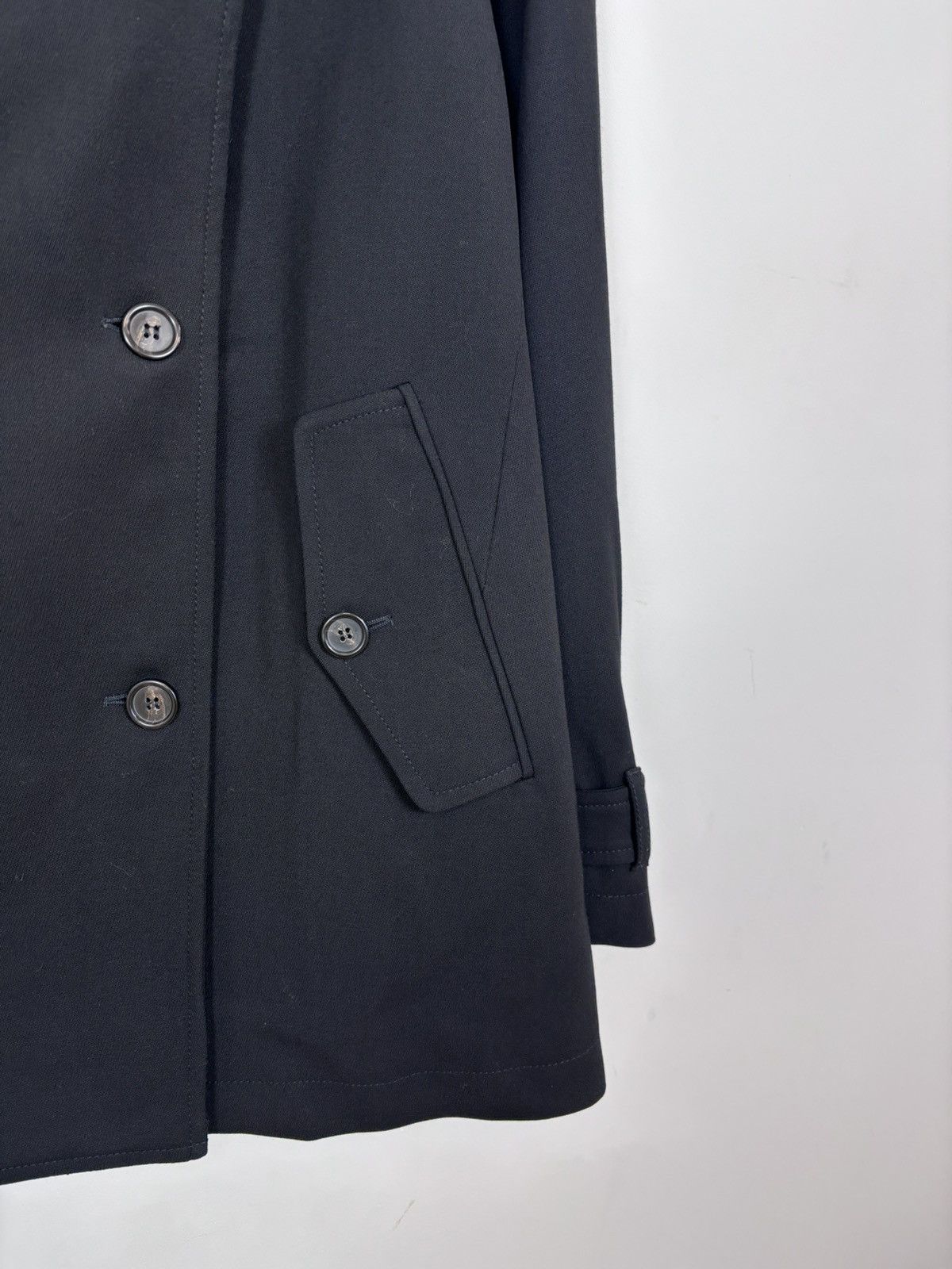 Arket Arket Women’s Black Wool Twill Double Breasted Peacoat Coat Size M / US 6-8 / IT 42-44 - 6 Thumbnail