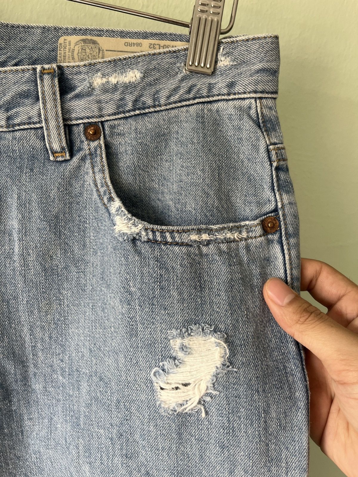 Designer × Diesel Diesel industry Distressed Jeans Size 31" - 10 Thumbnail