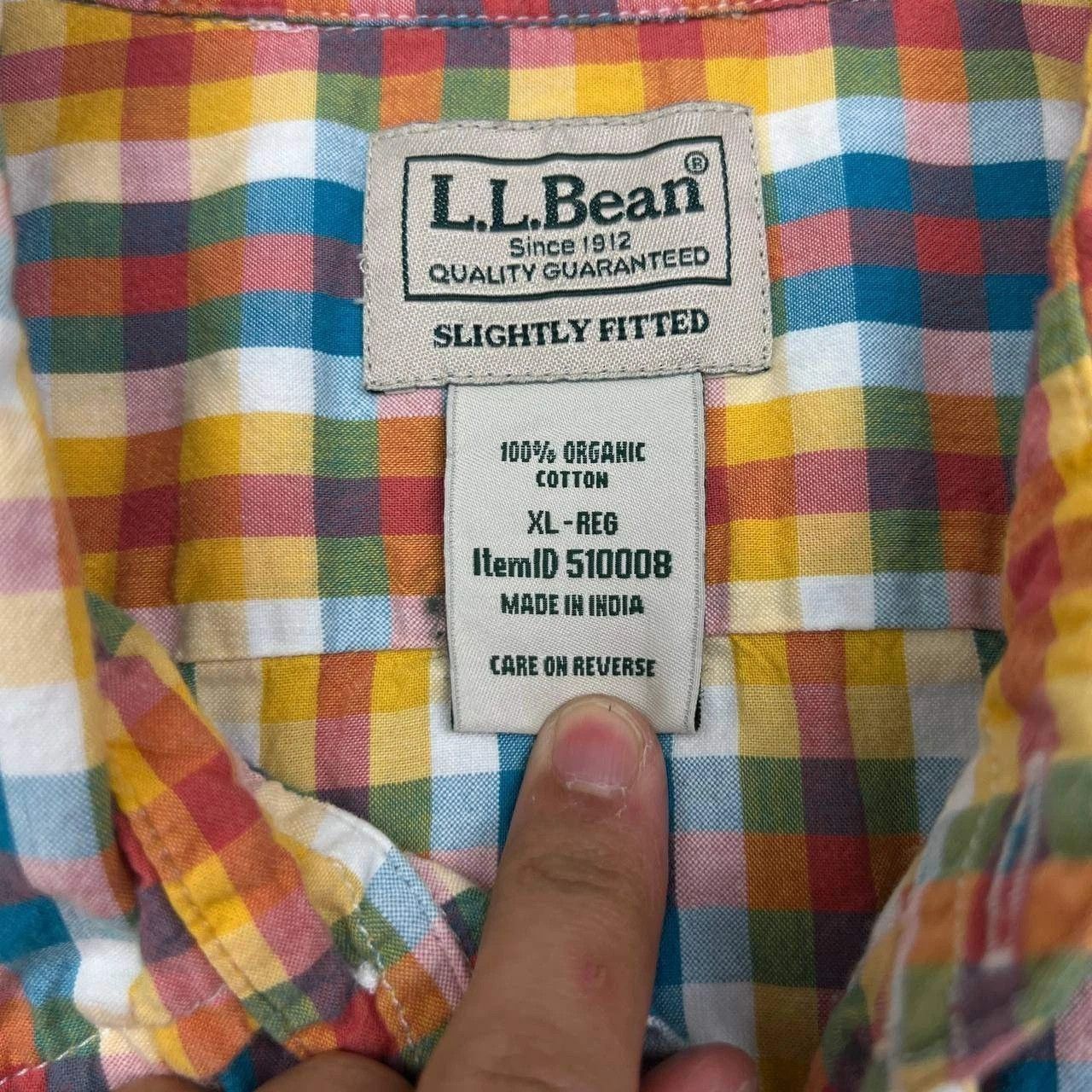 L.L. Bean L.L. Bean Button Up Shirt Men Flannel Plaid Cotton XL Size US XL / EU 56 / 4 - 7 Thumbnail