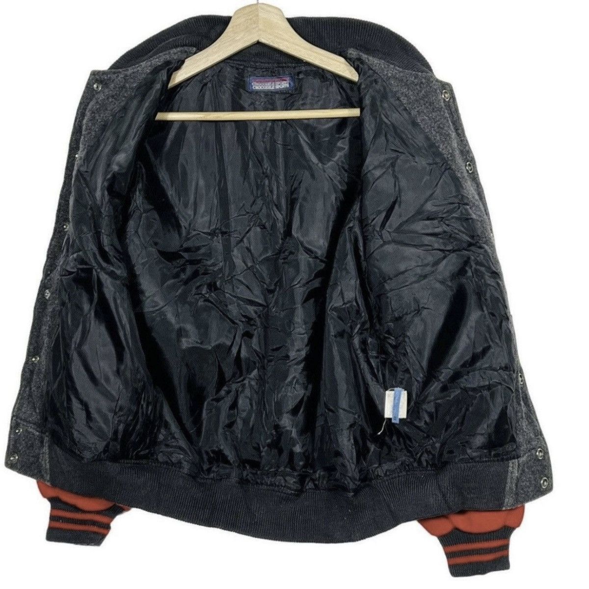 Lacoste Crocodile varsity jacket big logo embroidered wool Size US M / EU 48-50 / 2 - 3 Thumbnail