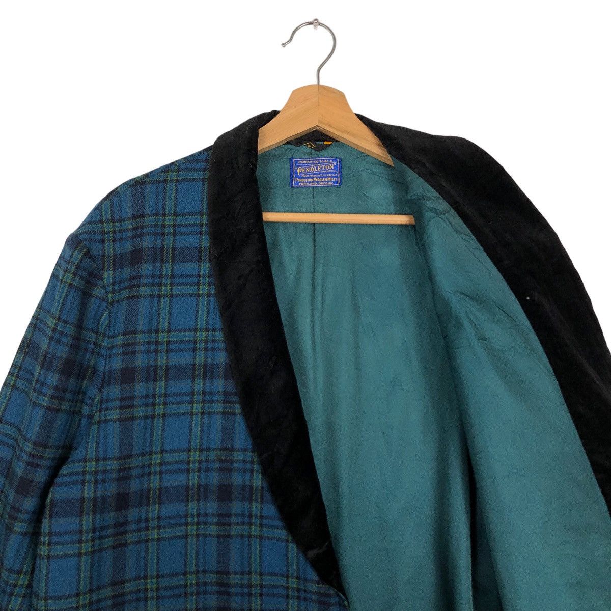 Japanese Brand 🔥90’s Double Breast Chore Work Jacket Tartan Design Size US M / EU 48-50 / 2 - 10 Thumbnail