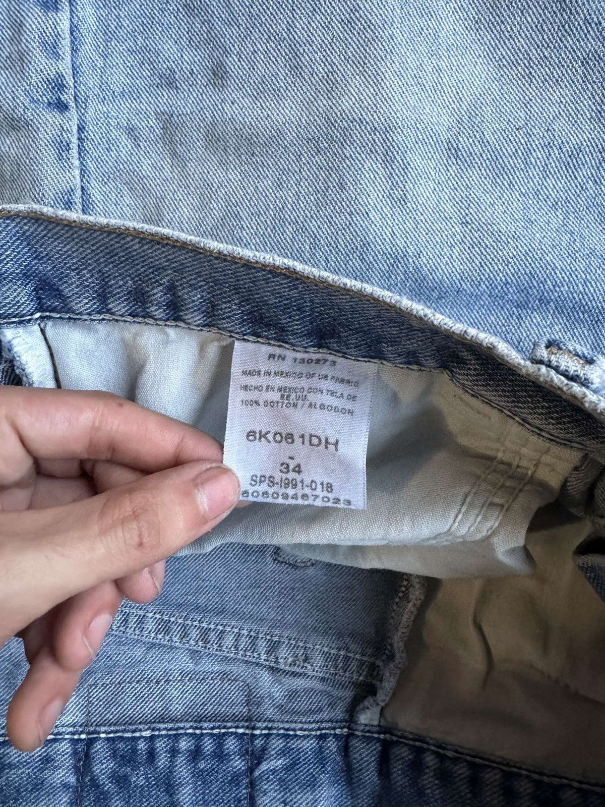 Vintage × Wrangler Sick Vintage Y2K Skater Streetwear Wrangler Jorts Size US 34 / EU 50 - 6 Thumbnail