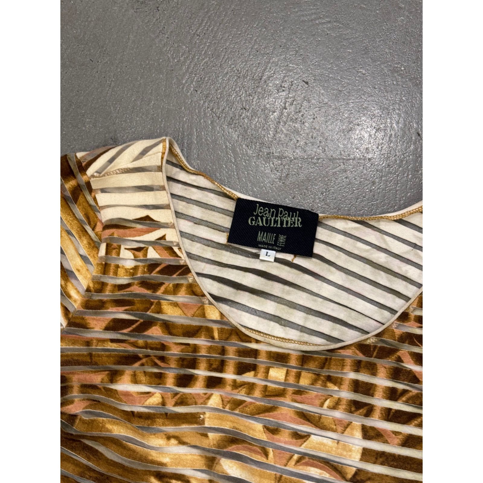 Jean Paul Gaultier S/S2001 Jean Paul Gaultier satan stripe longsleeve t-shirt Size L / US 10 / IT 46 - 5 Thumbnail