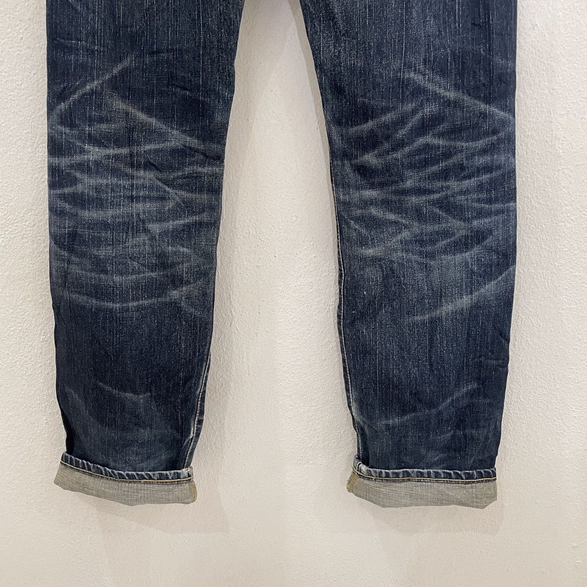 Edwin Redline‼️Vintage Edwin Selvedge Distressed Denim Size US 35 - 10 Thumbnail