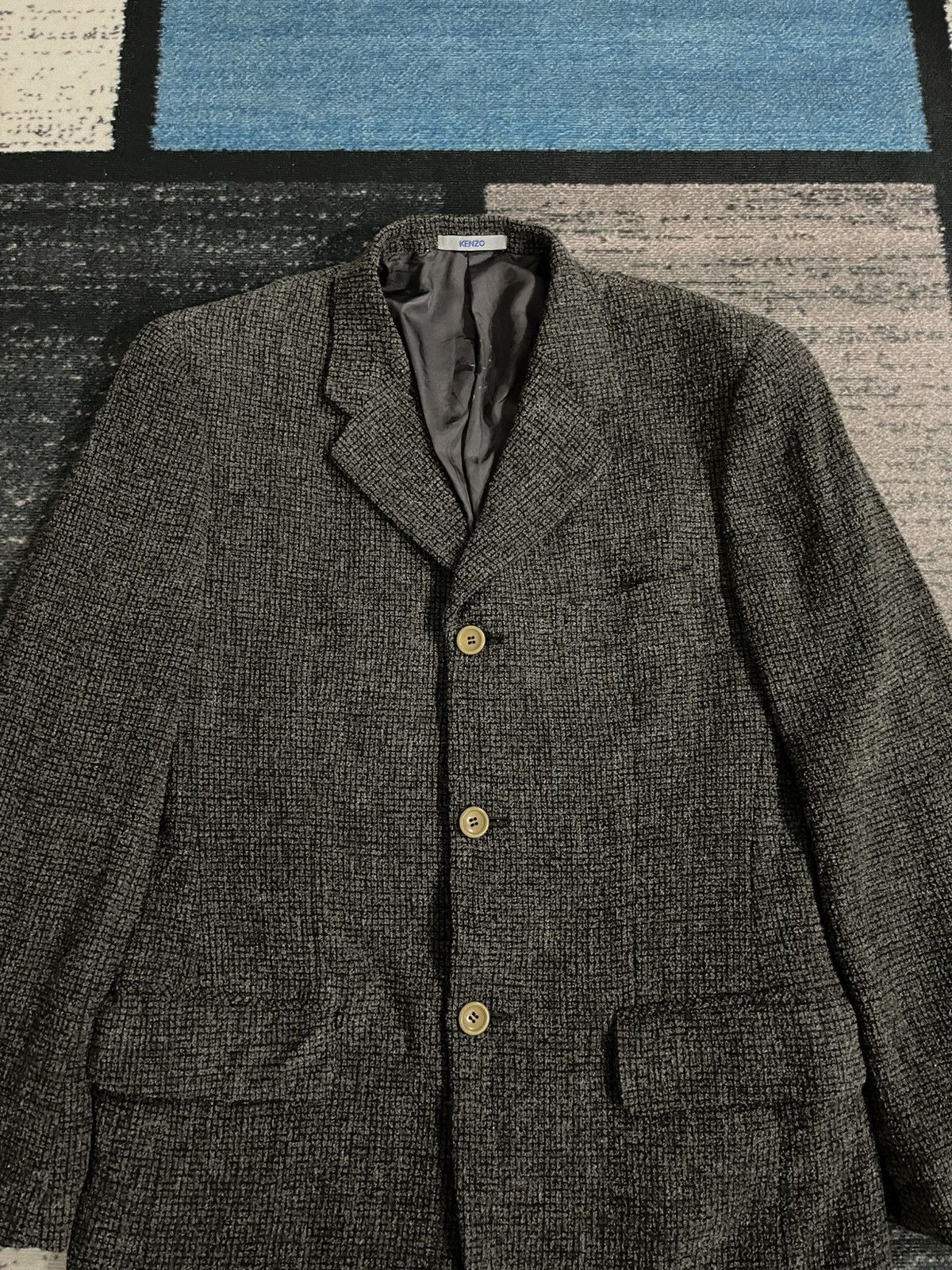 Kenzo Vintage Kenzo Homme Coat Blazer Size 42R - 5 Thumbnail