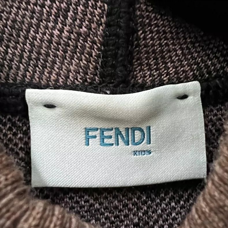 Fendi Fendi size 11 Brown full-print FF cloak Size US XXS / EU 40 - 4 Thumbnail