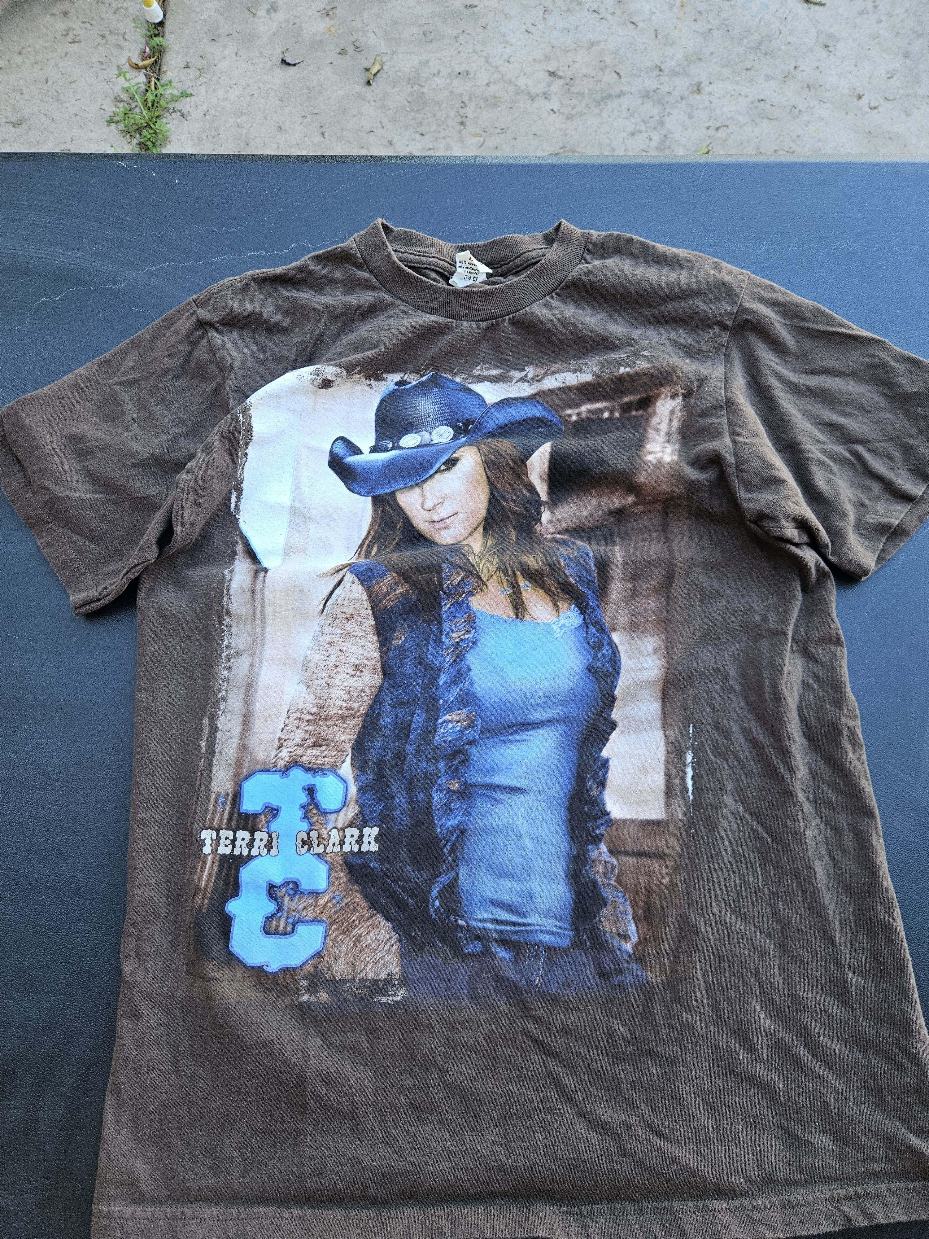 Hanes Terri Clark Y2K 2004 Country Tour Hanes Tee Size S / US 4 / IT 40 - 1 Thumbnail