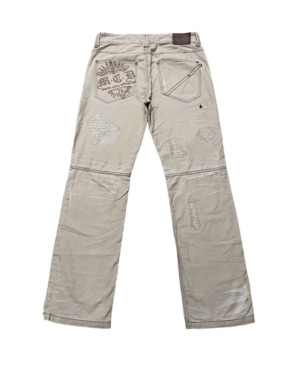 Hysteric Glamour MCD patchwork shashiko boro pant Size US 33 - 9 Thumbnail