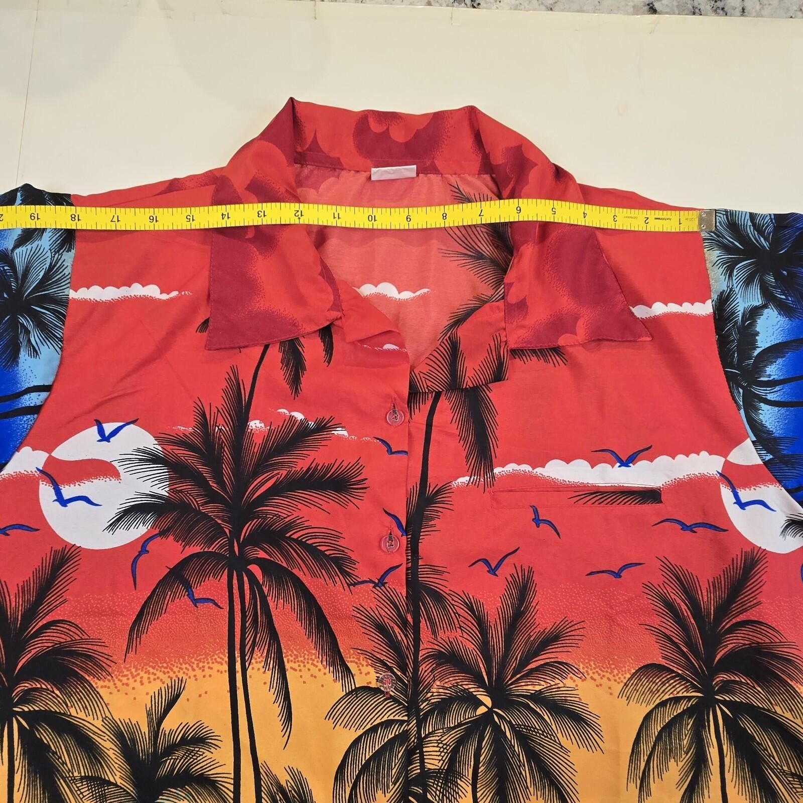 Other KING KAMEHA 3XL Palm Trees Hawaii Hawaiian Island Shirt Size US XXL / EU 58 / 5 - 9 Thumbnail