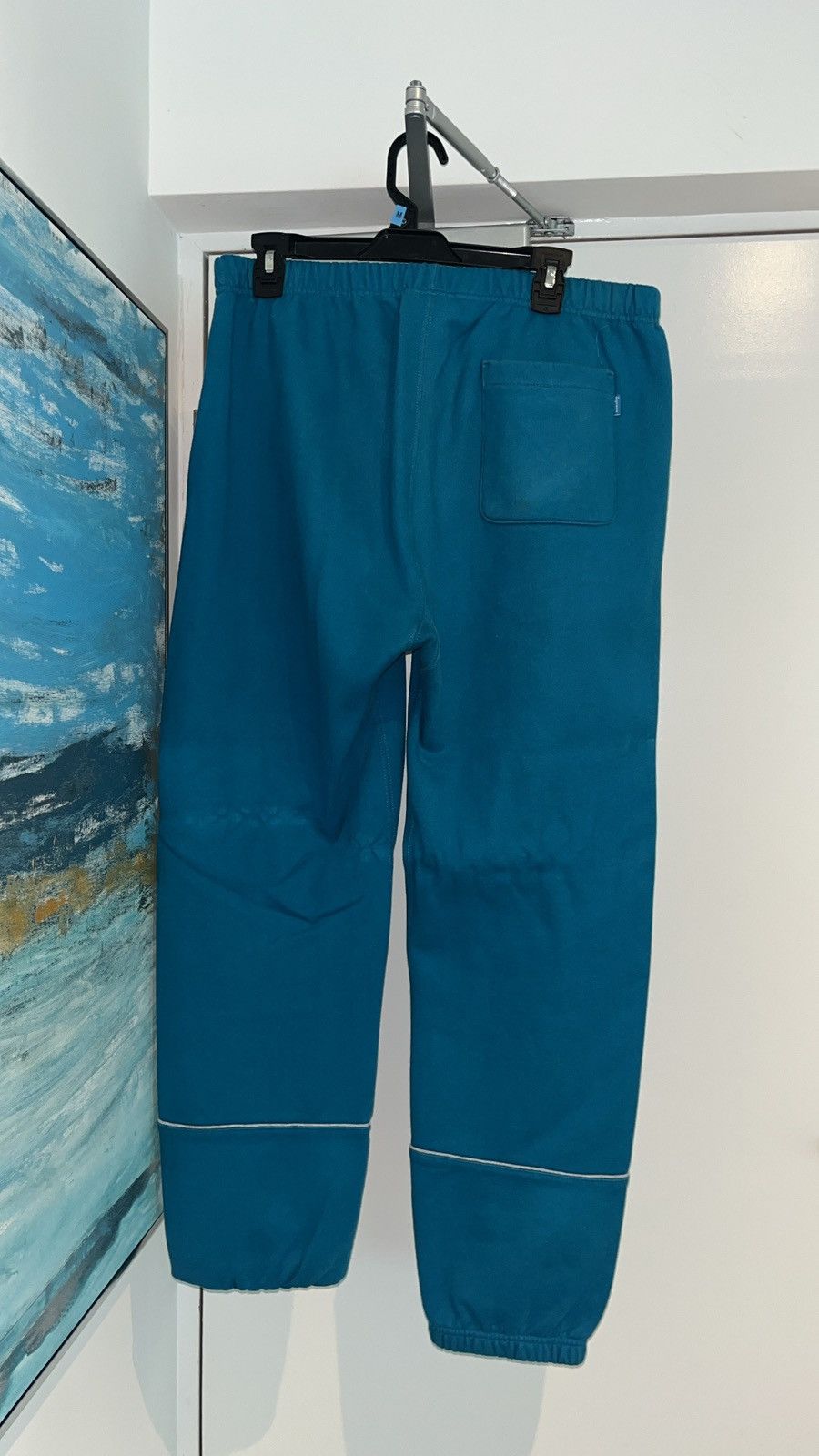 Supreme Supreme Piping Sweatpants SS18/ Dark Agua Size US 34 / EU 50 - 3 Thumbnail