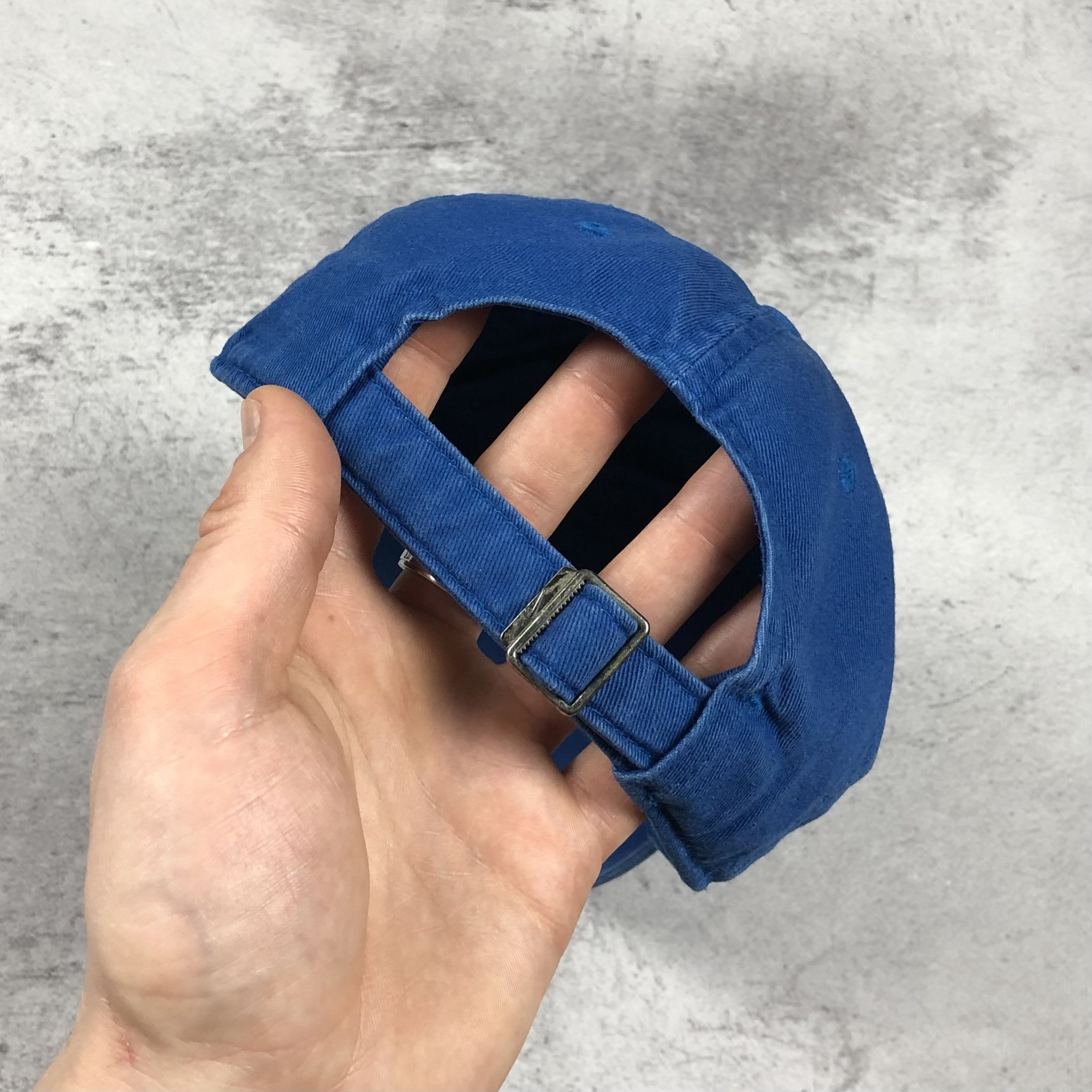 Nike Y2K Vintage Nike Swoosh Centre Logo Blue Cap hype Size ONE SIZE - 8 Thumbnail