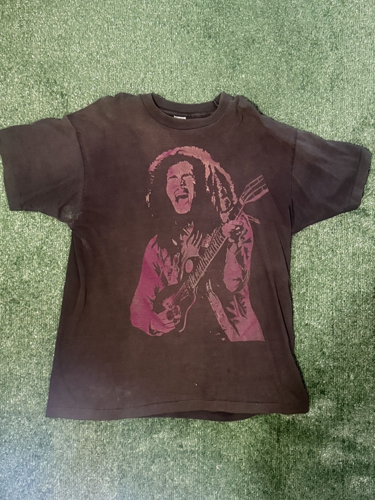 Vintage Vintage bob Marley t shirt Size US XL / EU 56 / 4 - 1 Thumbnail