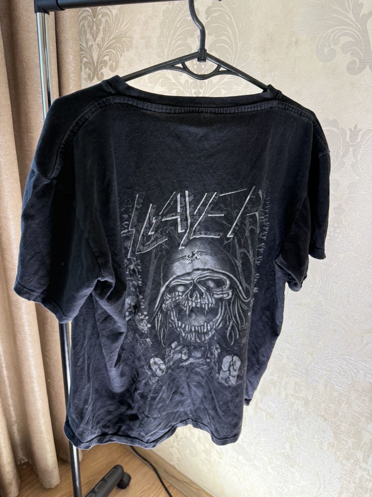 Band Tees Vintage 2000-s SLAYER ROCK BIG LOGO T-shirt SIZE-S Size US S / EU 44-46 / 1 - 2 Thumbnail