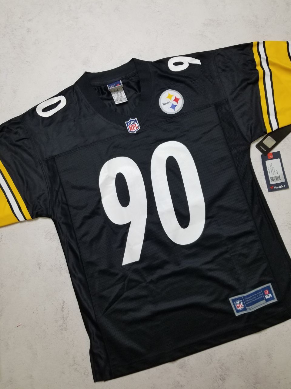 Pro Line FANATICS Pittsburgh Steelers #90 T.J. Watt Home Jersey Size US M / EU 48-50 / 2 - 12 Thumbnail