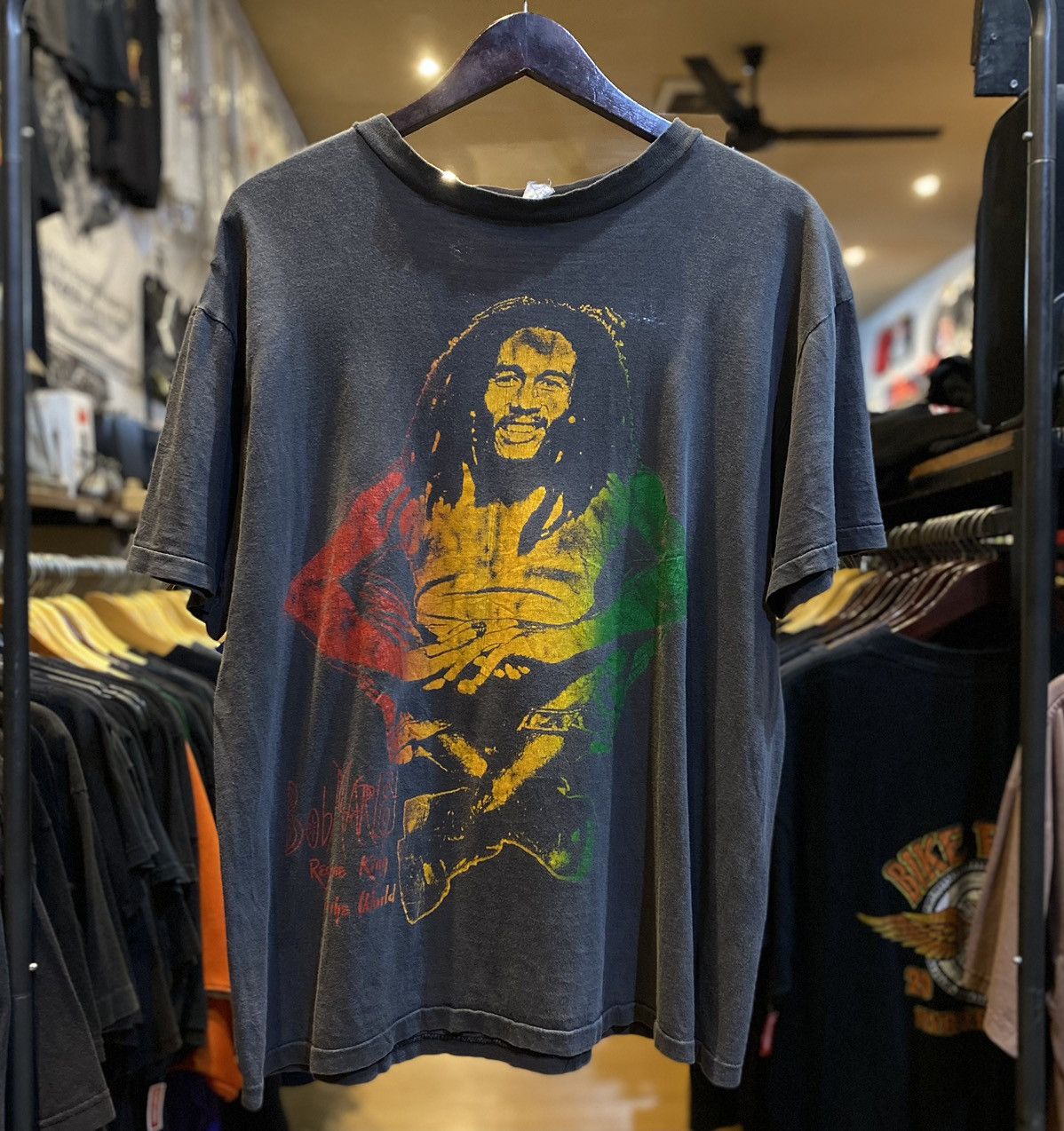 Bob Marley × Stussy 2021 Stussy x Bob Marley Open Collar Shirt