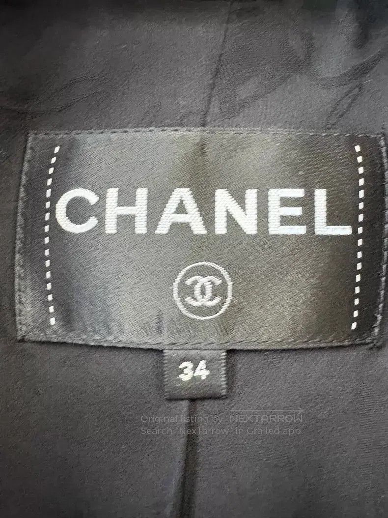 Chanel Chanel Cruise Series Black Fine Flash Lapel Double-breaste Size XXS / US 00 / IT 34 - 6 Thumbnail
