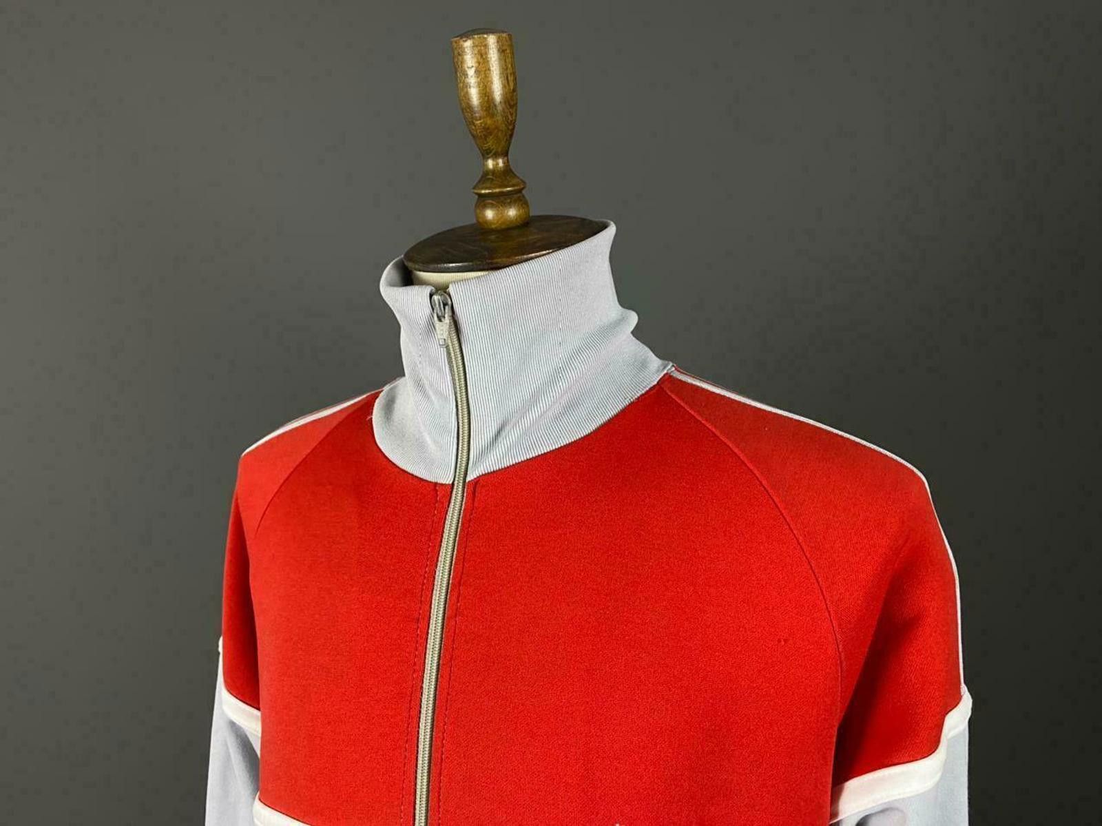 Adidas Vintage Adidas Originals Red/Grey Zip Up Track Jacket Size 5 Size US XL / EU 56 / 4 - 2 Thumbnail
