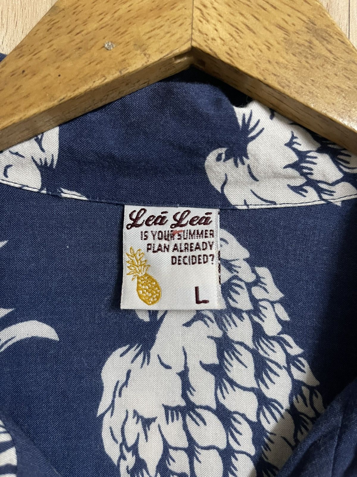 Vintage Vintage Hawaiian Shirt Indigo Blue Rayon L Rockabilly Size US L / EU 52-54 / 3 - 3 Thumbnail