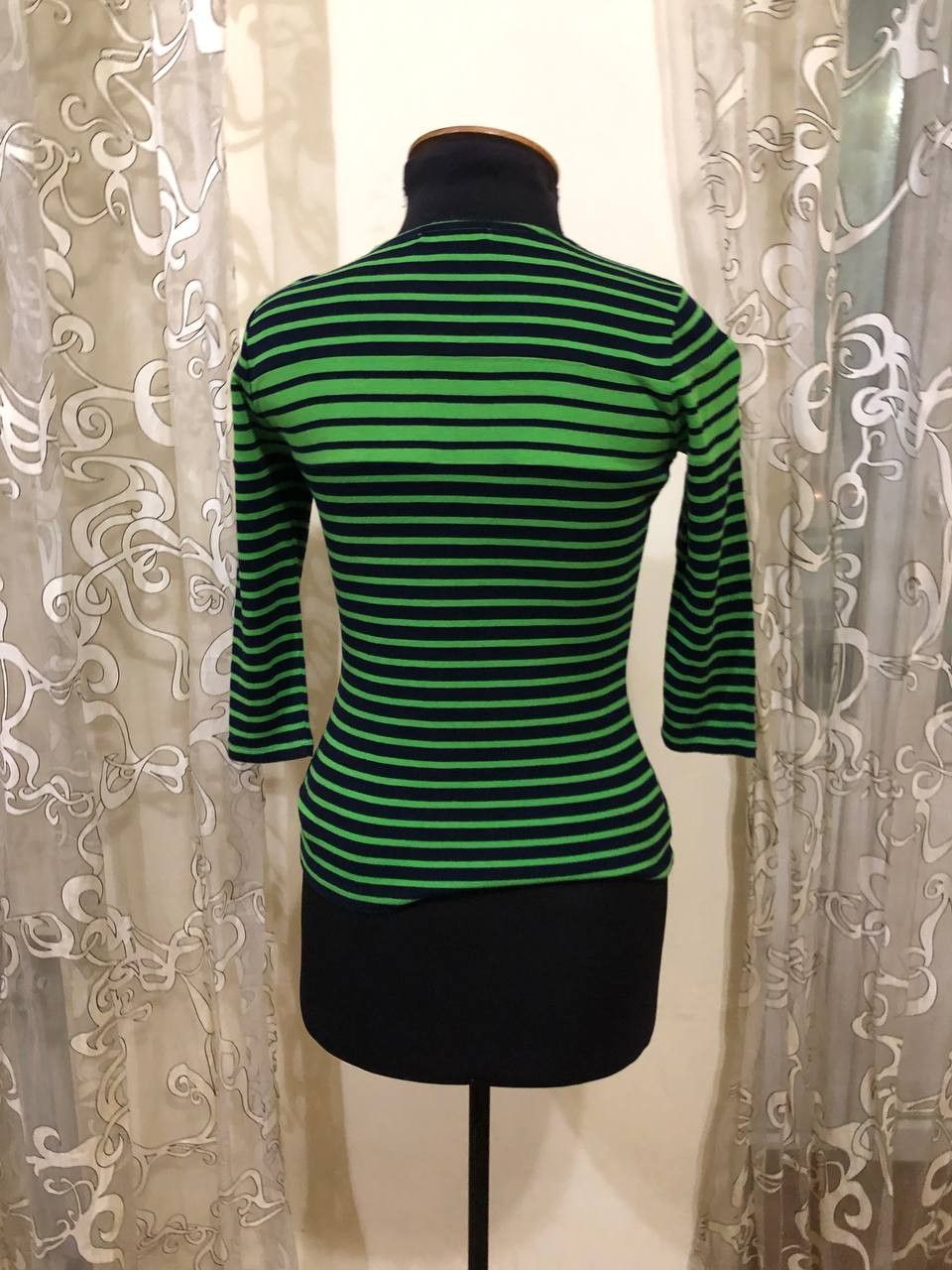 Polo Ralph Lauren Lauren Ralph Lauren Petite Striped Sweater Green tag Size XS / US 0-2 / IT 36-38 - 8 Thumbnail