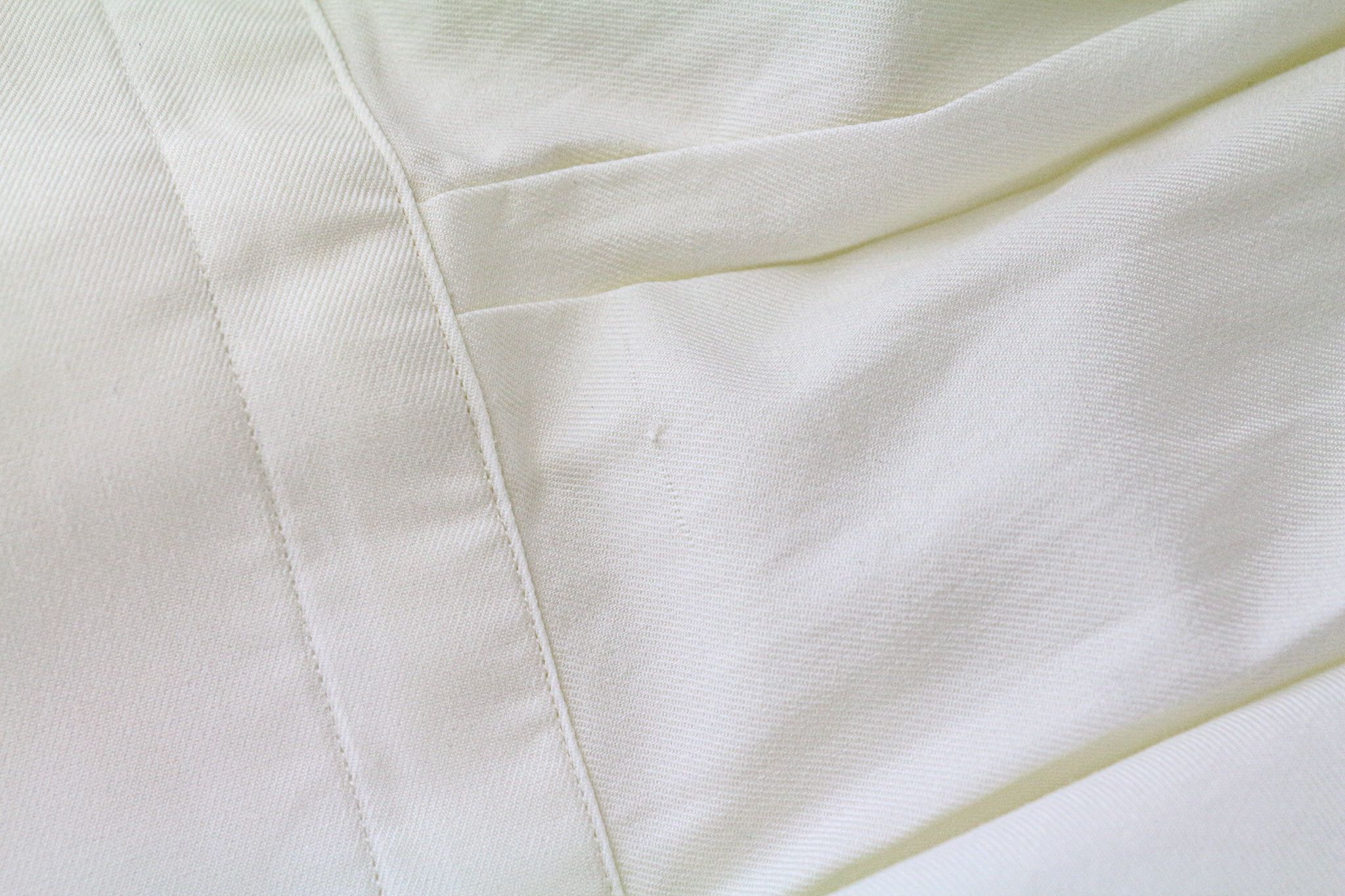 Suitsupply M Slim Fit Off-White Cotton Long Sleeve Shirt 79225 Size US M / EU 48-50 / 2 - 7 Thumbnail