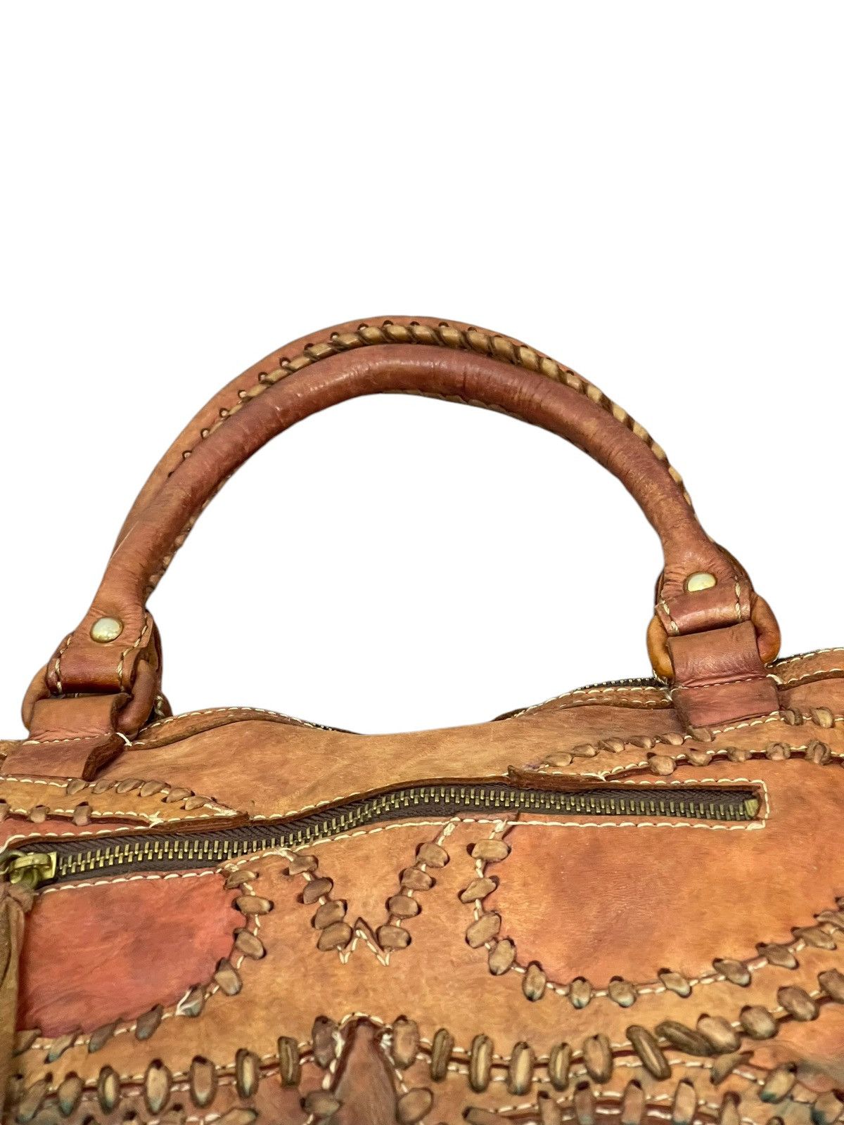 Japanese Brand Full Leather Robita Japan Tote Bag 5🟩 Size ONE SIZE - 9 Thumbnail