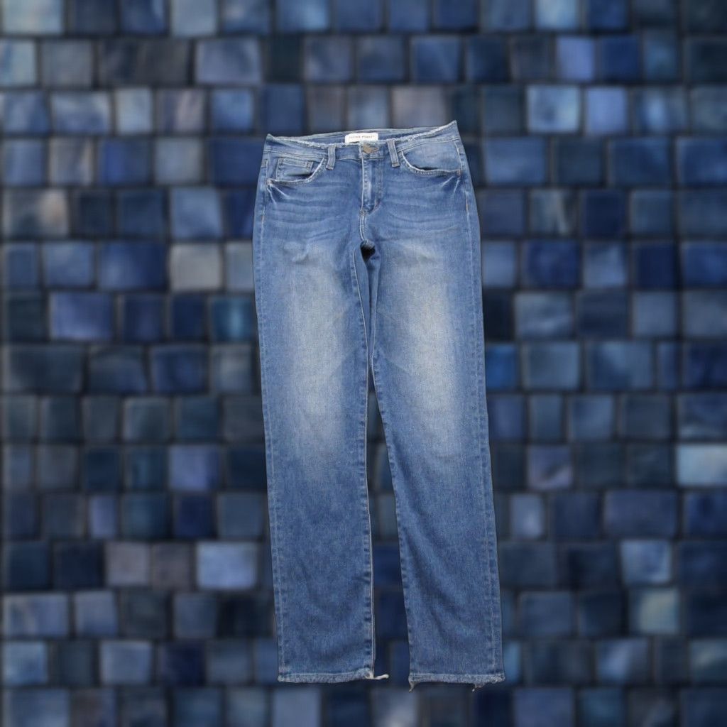 Vintage Flying Monkey Womens Jeans Skinny Denim Stretch Blue Size 27 5-Pocket Design Cotton Blend Size 27" / US 4 / IT 40 - 1 Thumbnail
