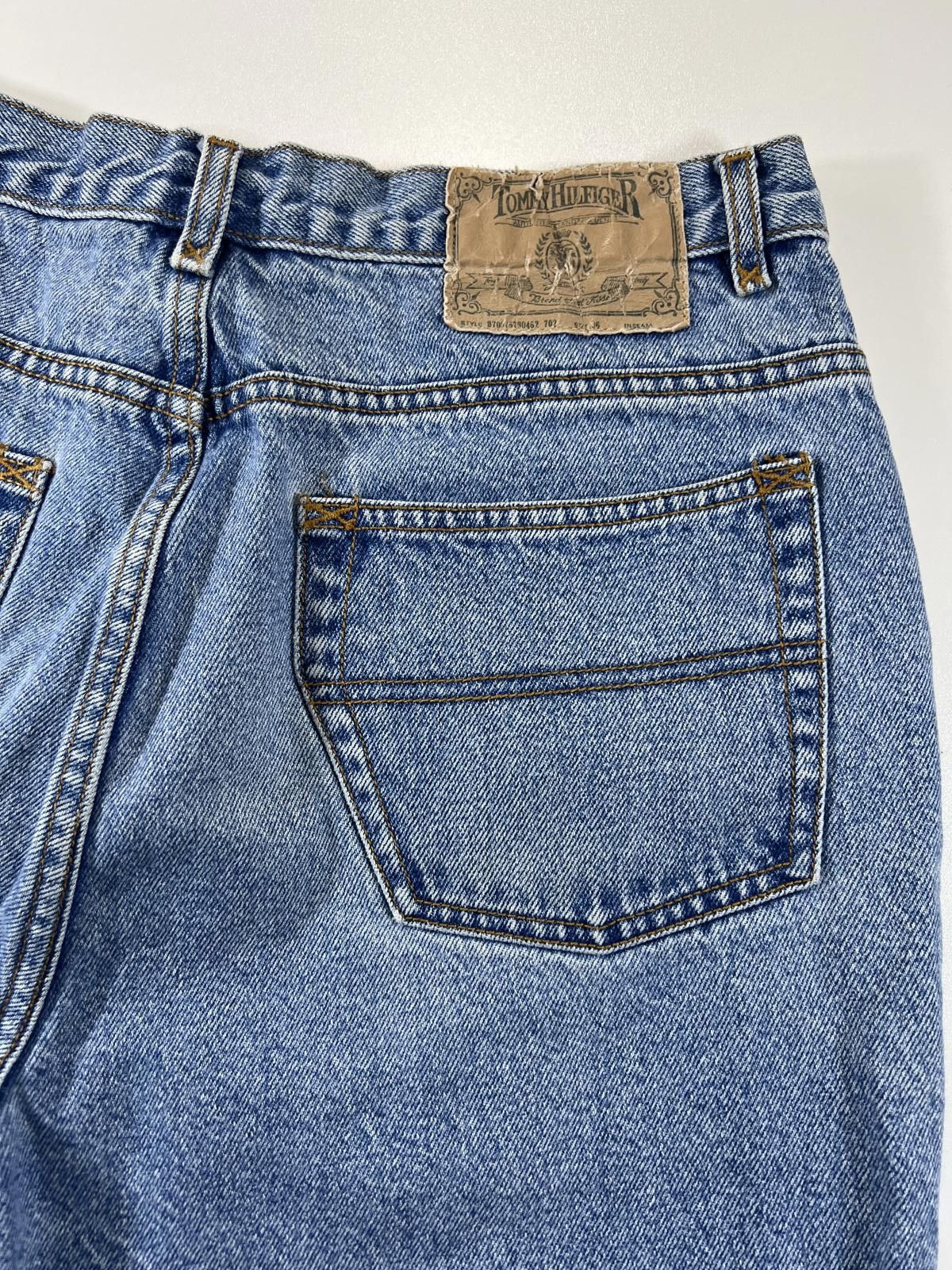 Tommy Hilfiger Tommy Hilfiger Vintage Light Blue Denim Shorts Size US 36 / EU 52 - 10 Thumbnail