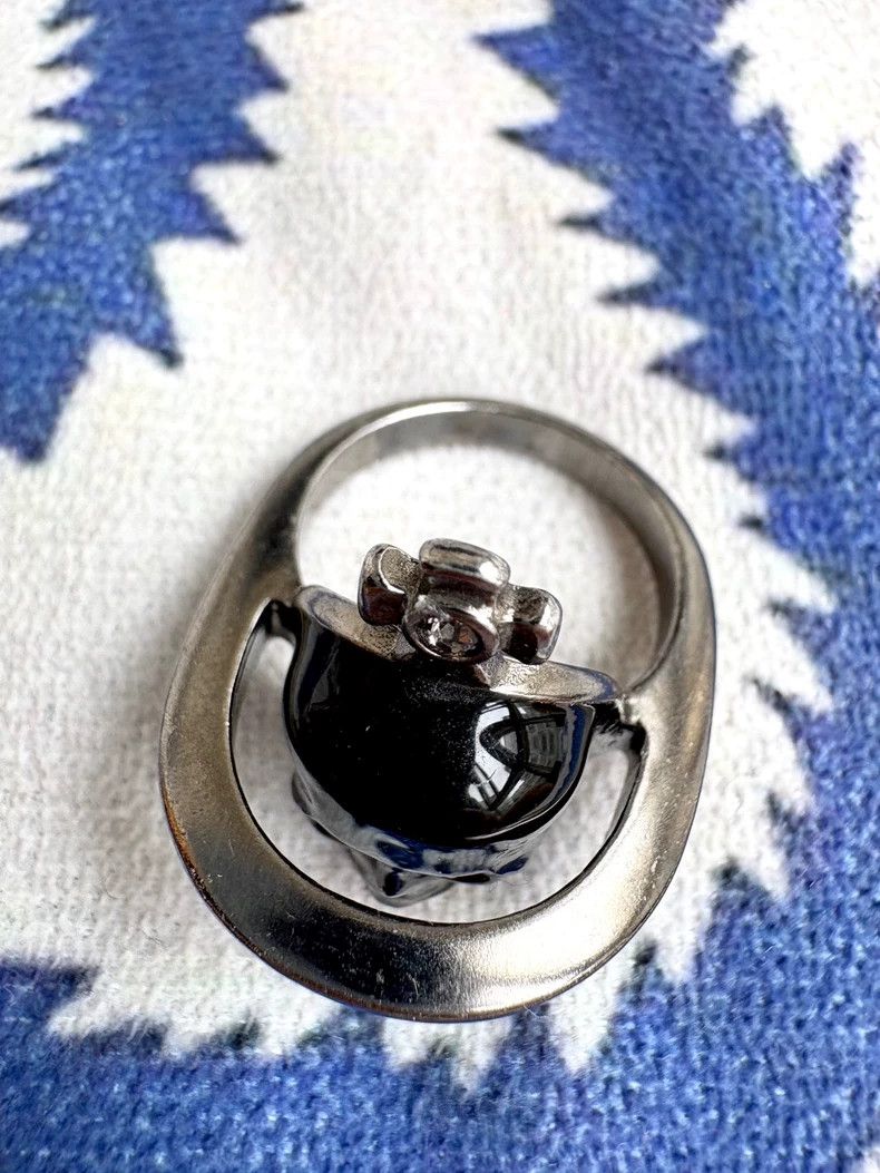Vivienne Westwood Vivienne Westwood Vintage Punk Black Skull Ring Size ONE SIZE - 3 Thumbnail