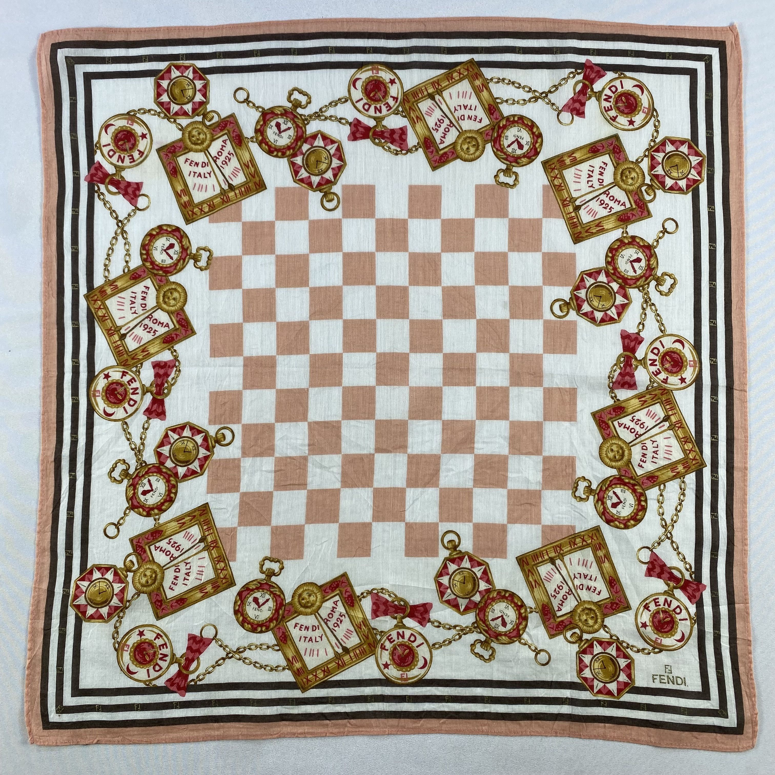 Vintage Fendi Bandana/ Handkerchief / Neckerchief Size ONE SIZE - 1 Thumbnail