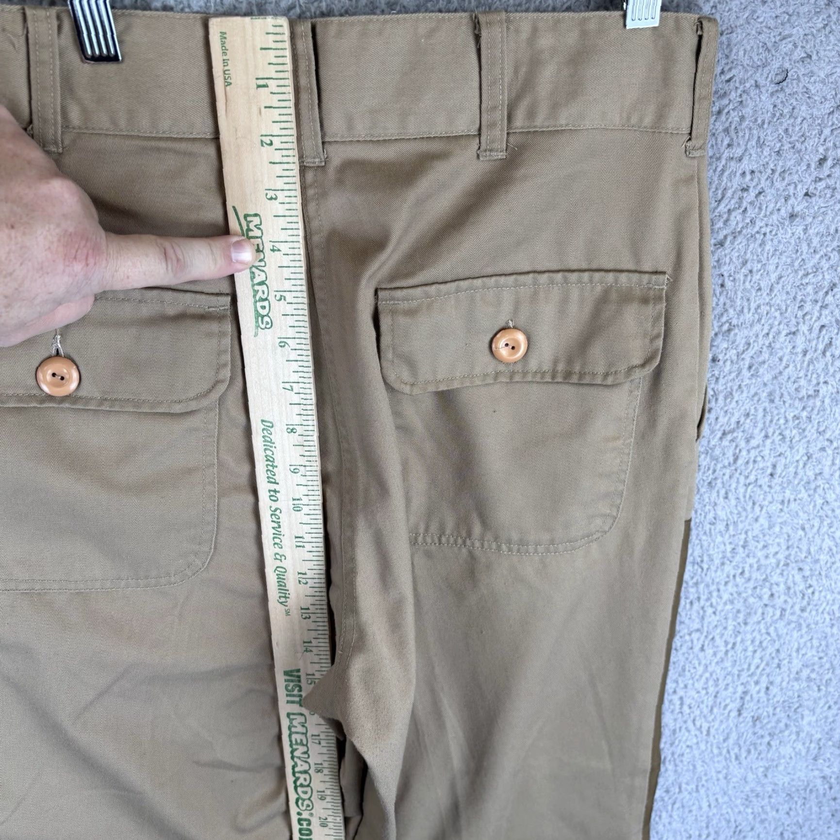 Vintage VINTAGE Hunting Pants Mens 30x30 Brown Canvas Briar Upland Brush Gun Club Sportswear Pants Straight 5-Pocket 30 Inseam Brown 90s Outdoor Mens Size US 30 / EU 46 - 7 Thumbnail