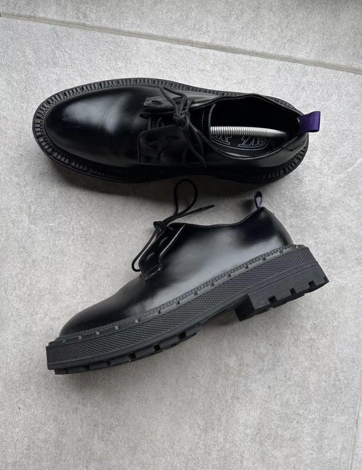 Eytys EYTYS Men's Alexis Derby Shoes Black Leather Chunky Y2K Size US 10 / EU 43 - 1 Thumbnail