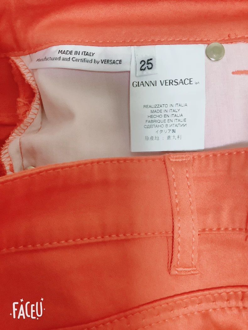 Versace Versace Straight-leg pants Size US 26 / EU 42 - 2 Thumbnail