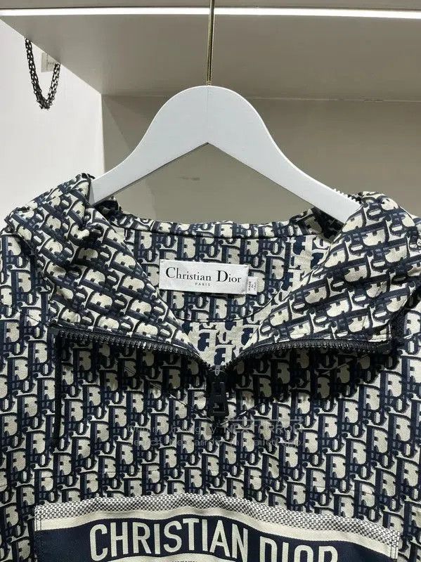 Dior Dior Women's Hooded Rain Jacket in Blue . Size XS / US 0-2 / IT 36-38 - 4 Thumbnail