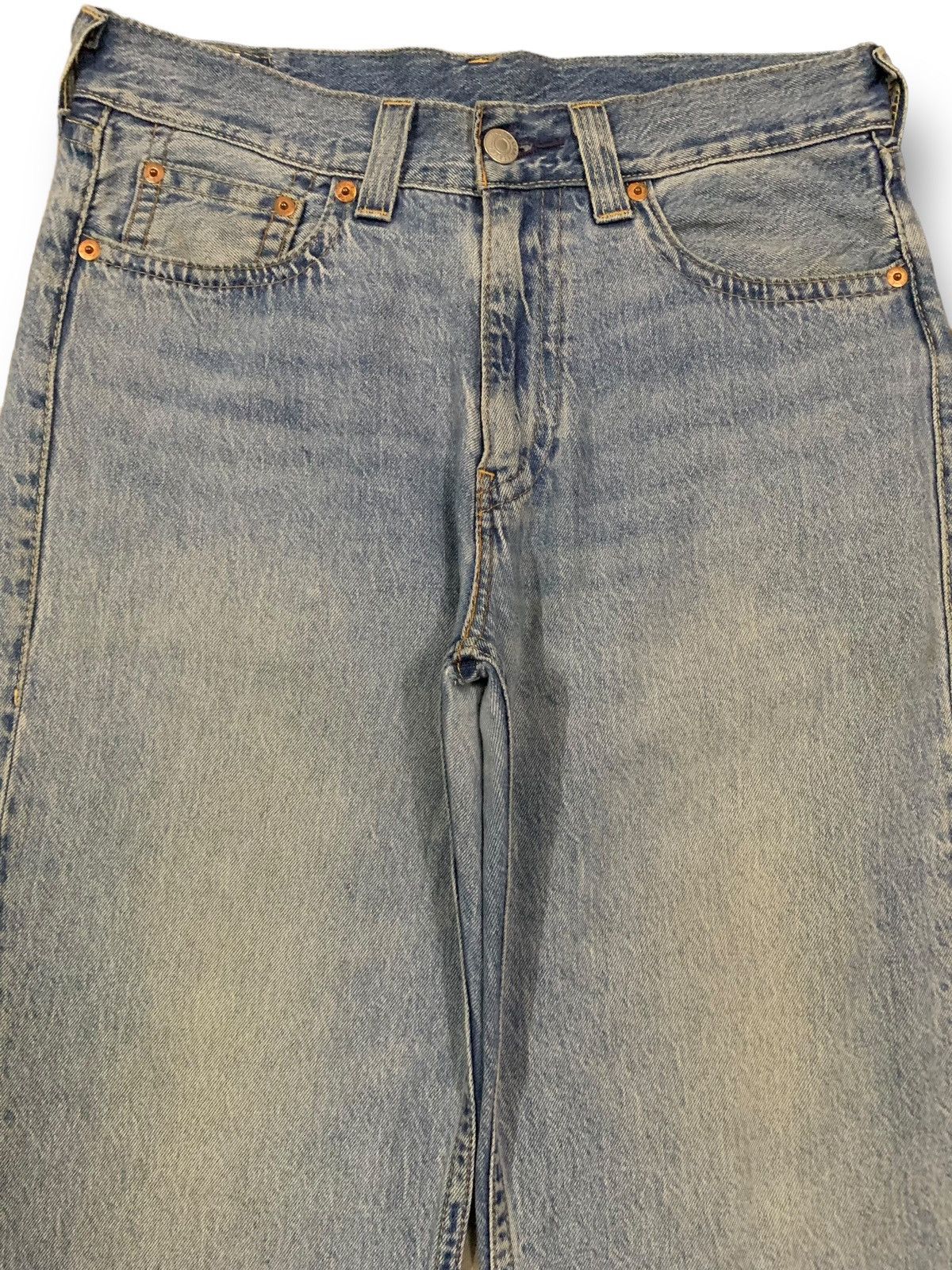 Levi's Vintage Clothing Vintage Y2K Levis Big E Stay Loose Straight Blue Wash Jeans Size US 34 / EU 50 - 3 Thumbnail