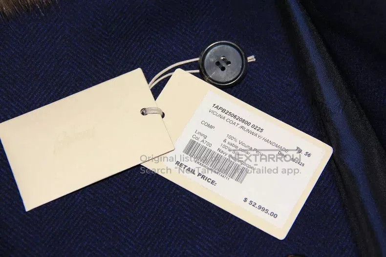 Brioni Brioni Pure Vicuña Fleece Short Overcoat Size US XL / EU 56 / 4 - 6 Thumbnail