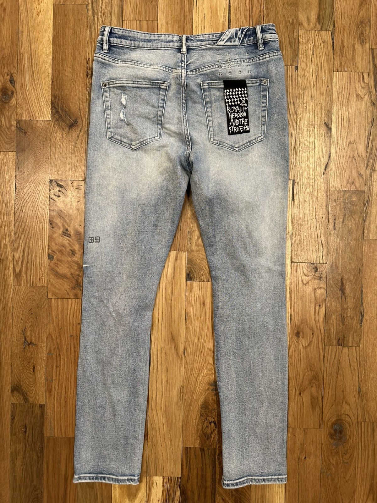 Ksubi Ksubi Distressed Blue Denim Jeans Sz 32 Size US 32 / EU 48 - 2 Thumbnail