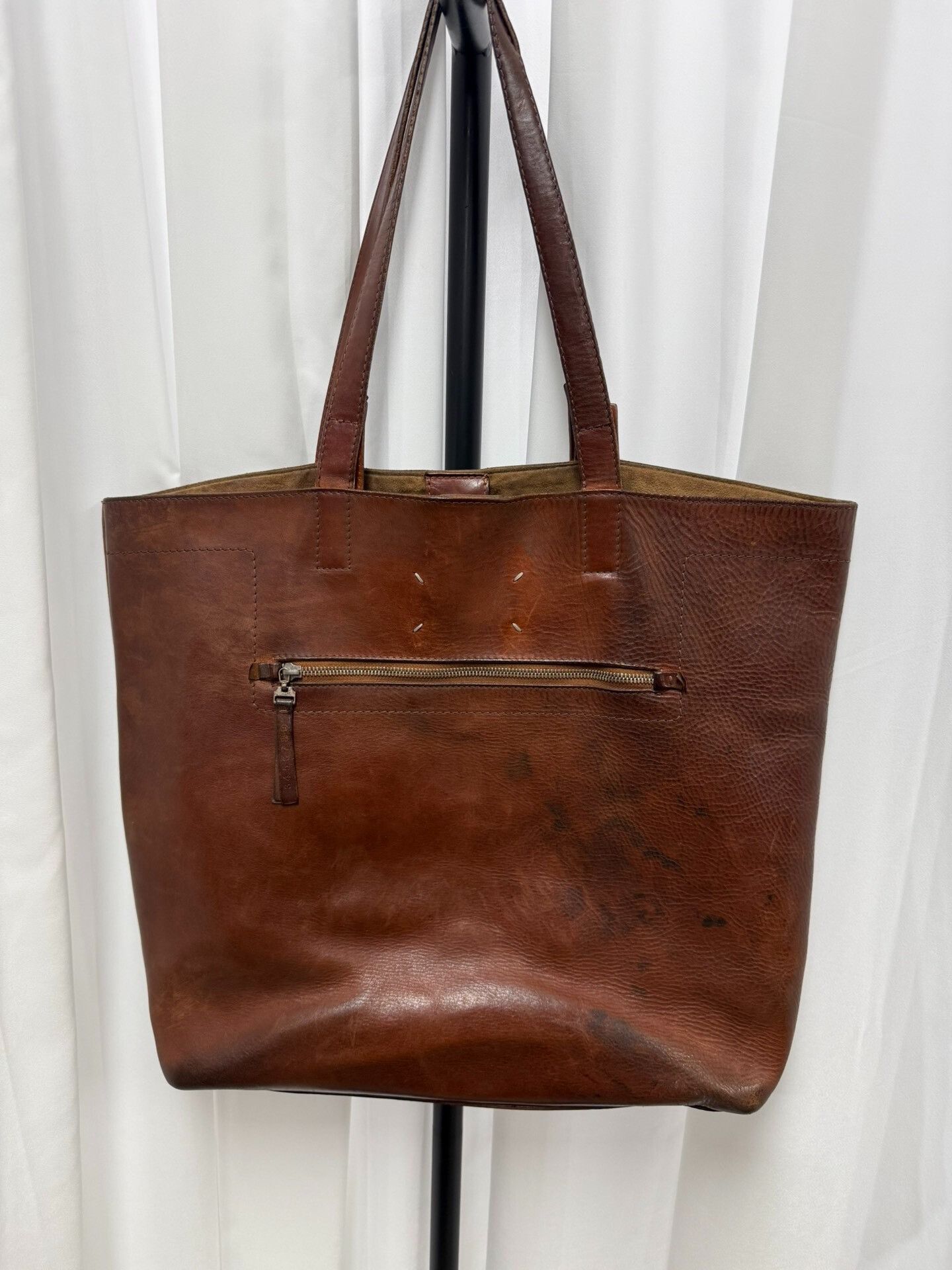 Maison Margiela Maison Margiela Leather Tote Bag Size ONE SIZE - 1 Thumbnail