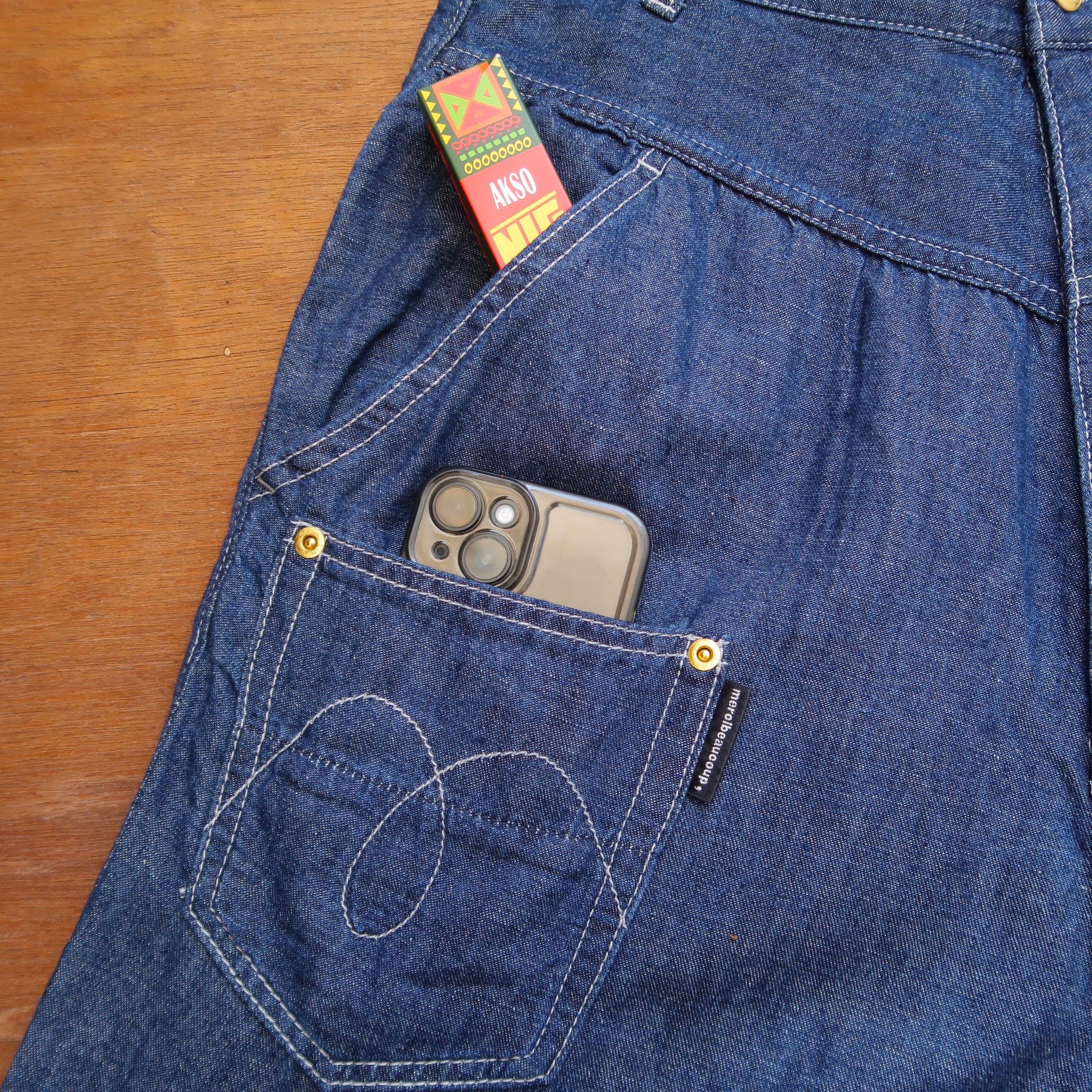 Issey Miyake Issey Miyake Mecibeaucoup Indigo Dye Psychedelic Reverse Size US 32 / EU 48 - 6 Thumbnail