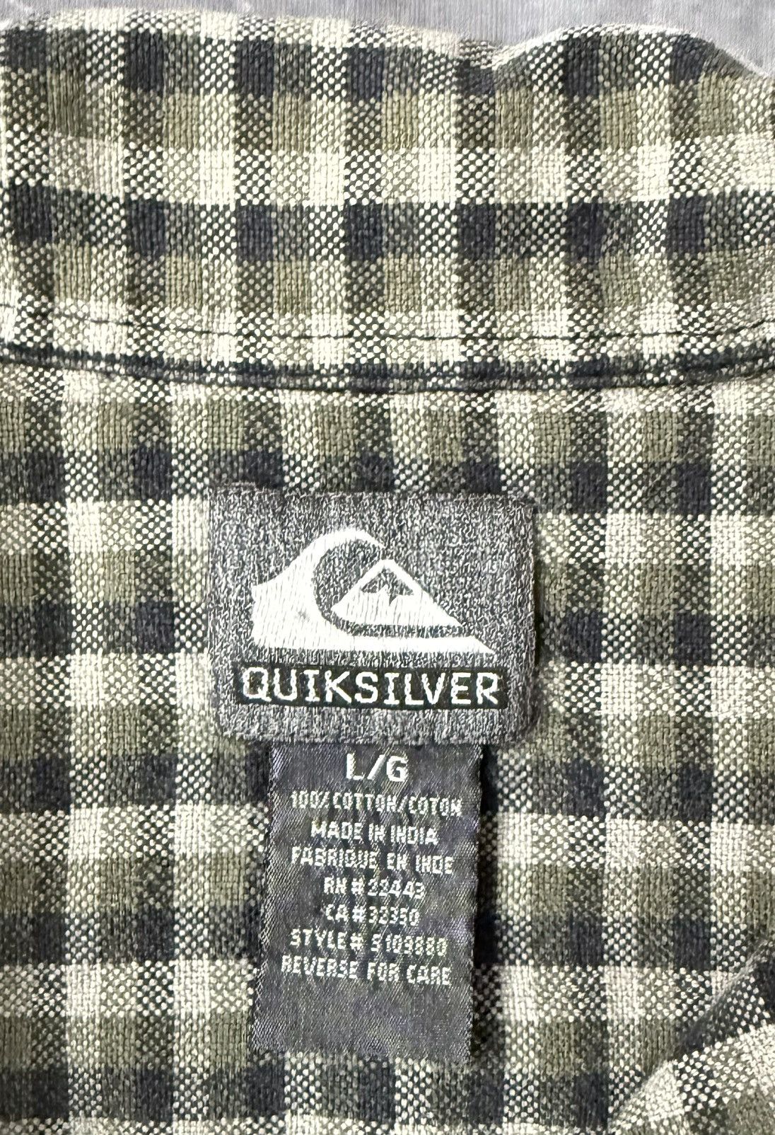 Quiksilver Vintage Quiksilver Long-sleeve Buttondown Shirt (L) Size US L / EU 52-54 / 3 - 5 Thumbnail