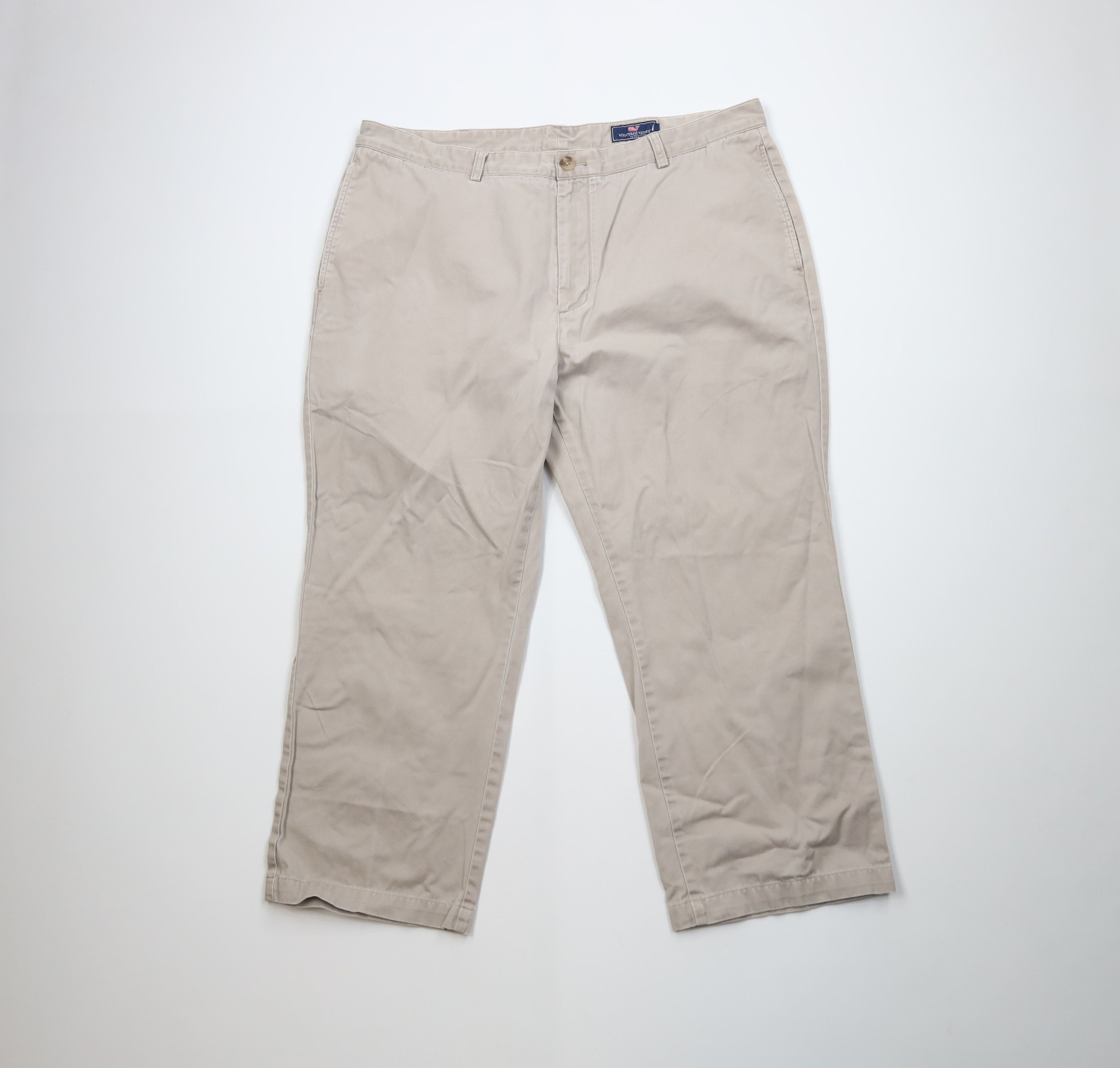 Vineyard Vines Vineyard Vines Wide Leg Chino Pants Trousers Beige Cotton Size US 40 / EU 56 - 1 Thumbnail