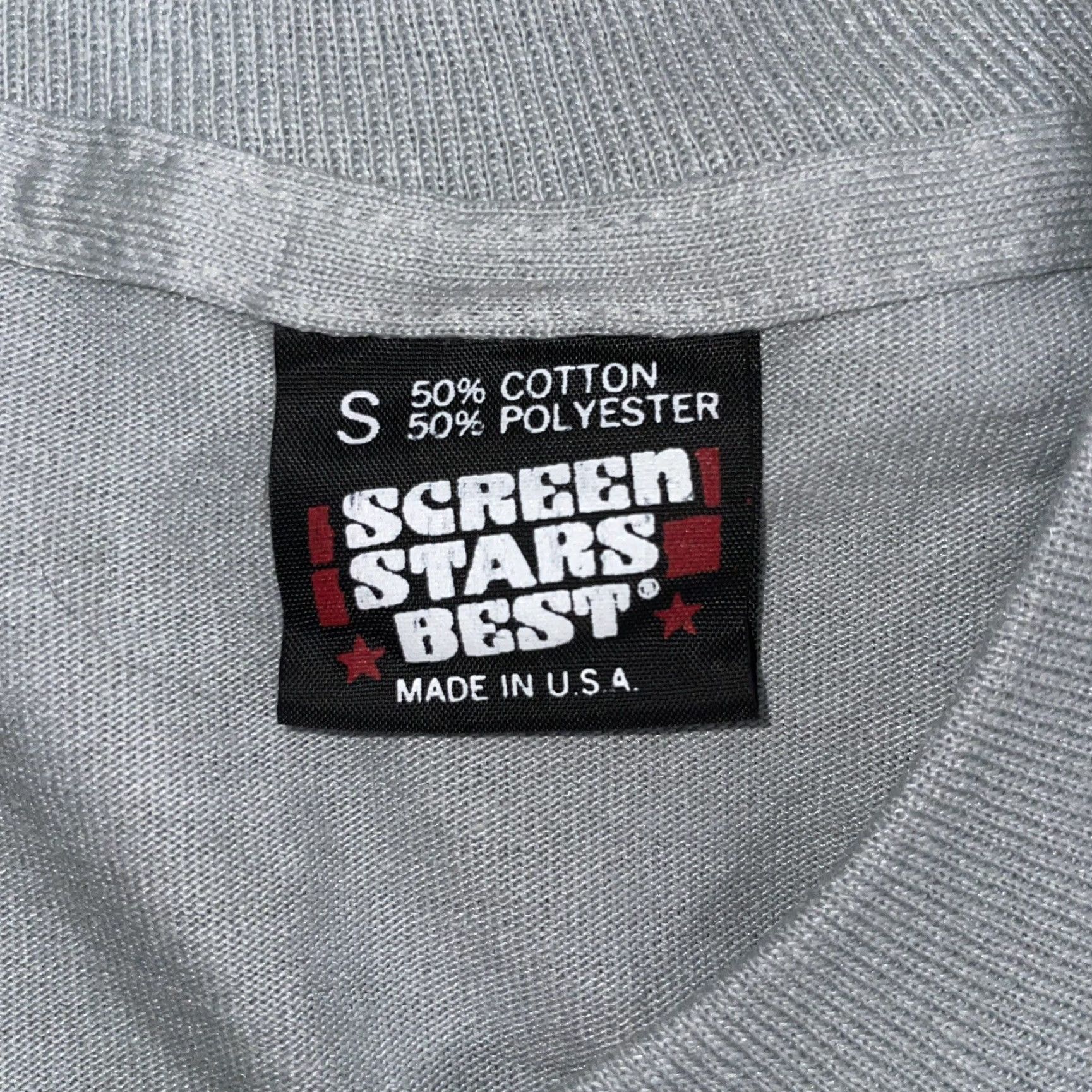 Vintage VINTAGE Screen Stars Best T-Shirt Made in USA Gray Size S Stitch Mens Size US S / EU 44-46 / 1 - 3 Thumbnail