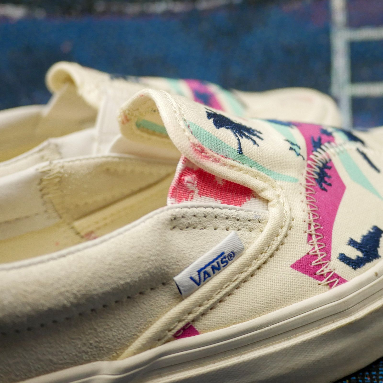 Vans Vans Vault Slip On Bricolage LX Embroidered Palm Trees Size US 7 / EU 40 - 4 Thumbnail