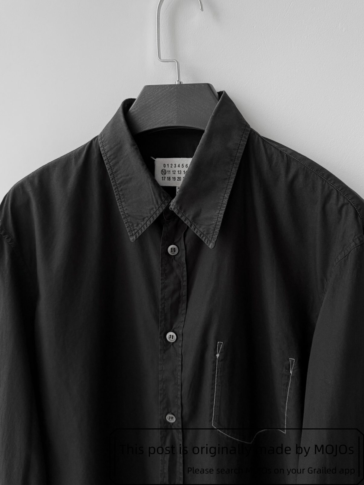 Maison Margiela Sz 40 Maison Margiela 21SS White Suture Shirt mojos713 Size US L / EU 52-54 / 3 - 4 Thumbnail